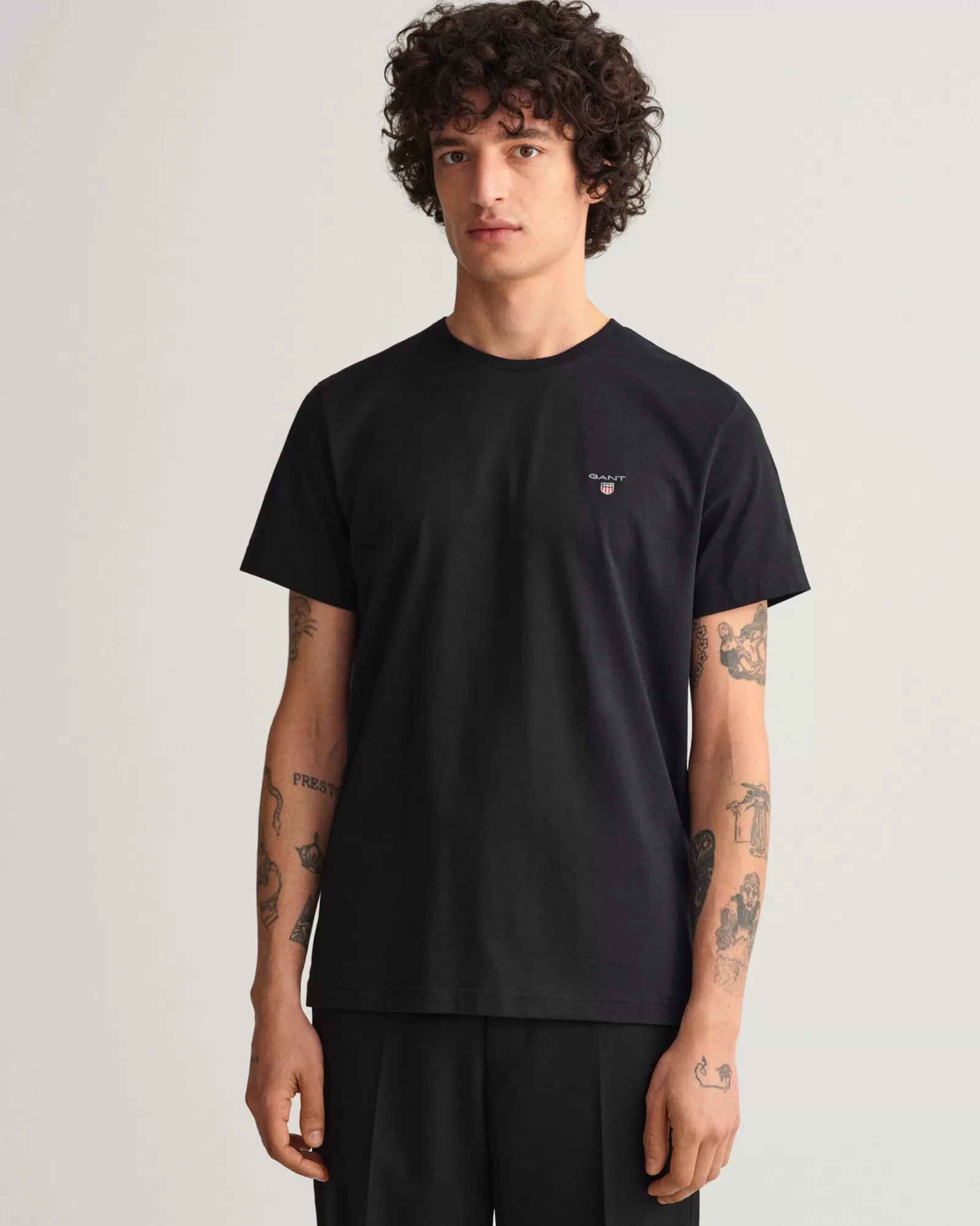 Men GANT T-Shirts*Original T-Shirt BLACK