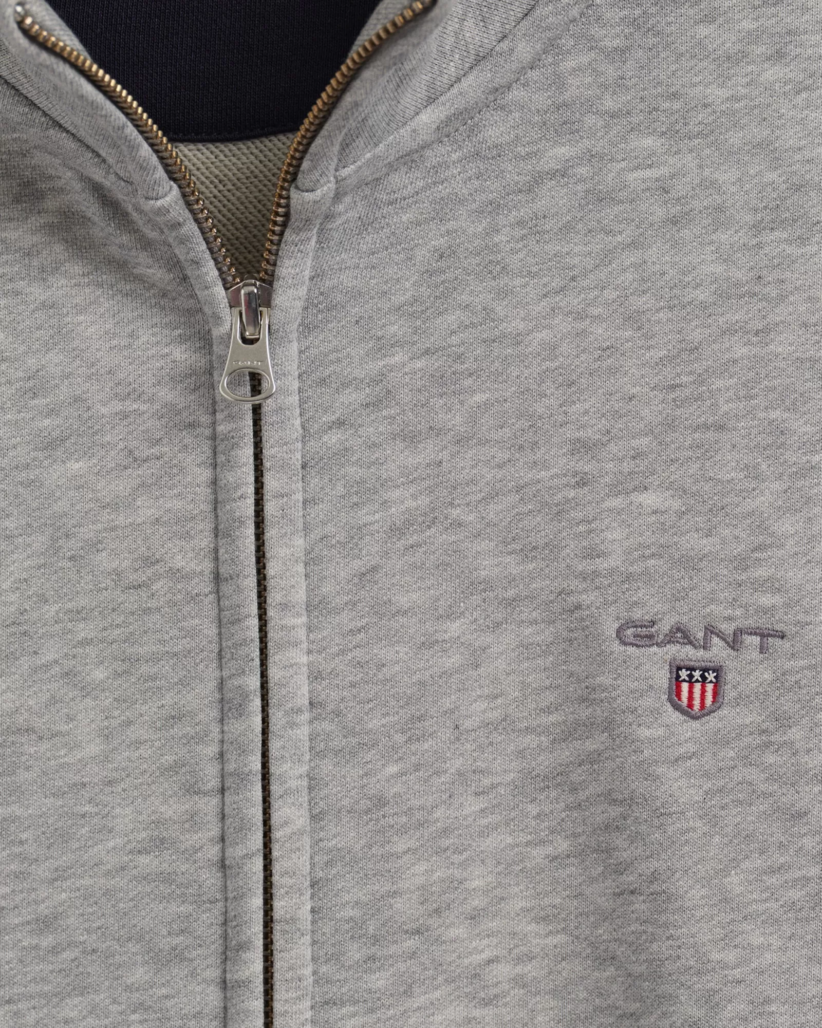 Men GANT Sweatshirts & Hoodies*Original Zip Cardigan GREY MELANGE