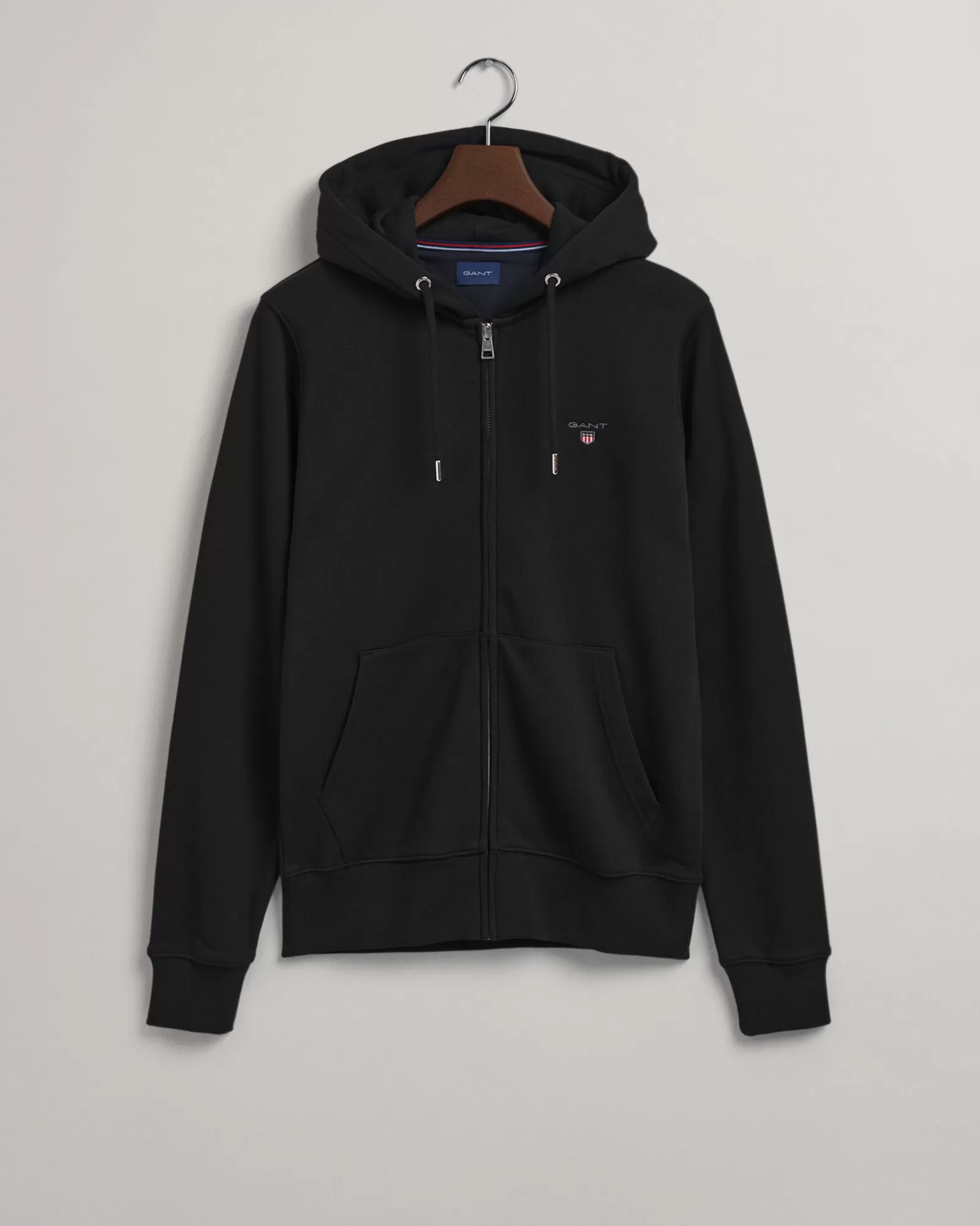 Men GANT Sweatshirts & Hoodies*Original Zip Hoodie BLACK