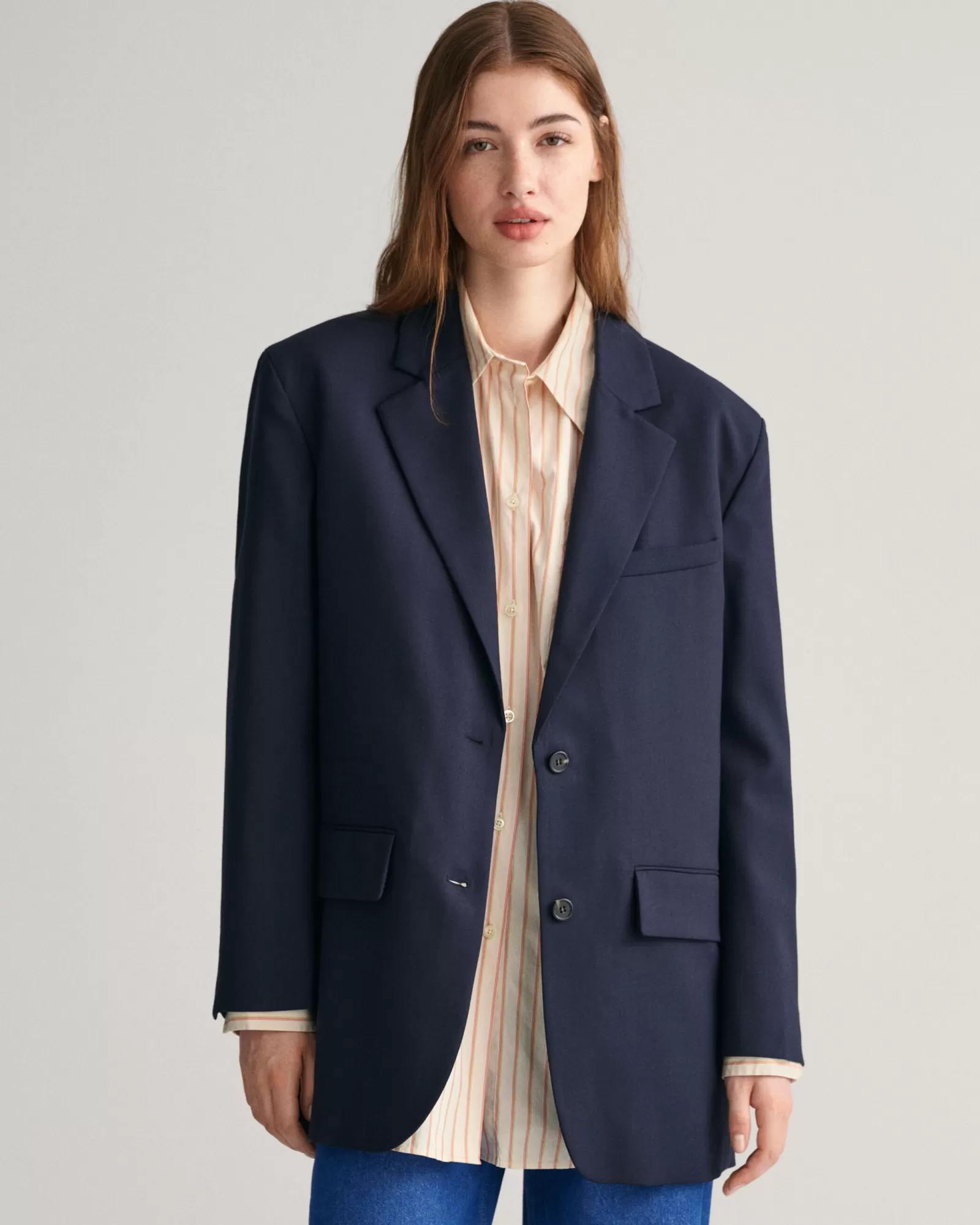 Women GANT Blazers*Oversized Blazer EVENING BLUE