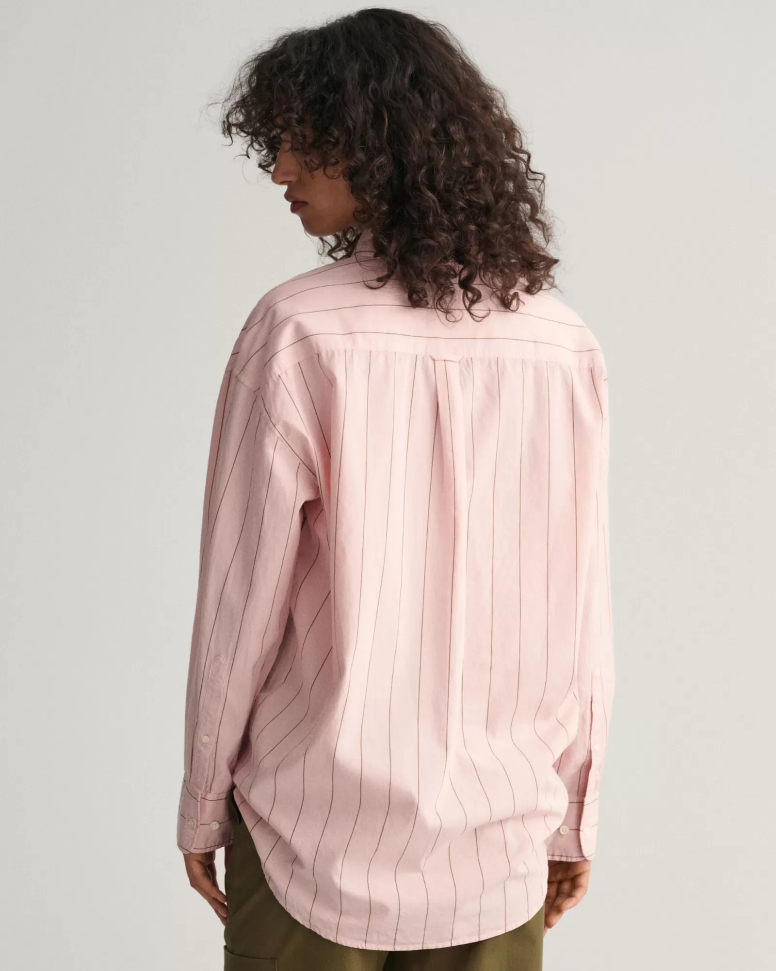 Women GANT Shirts*Oversized Luxury Striped Oxford Shirt FADED PINK