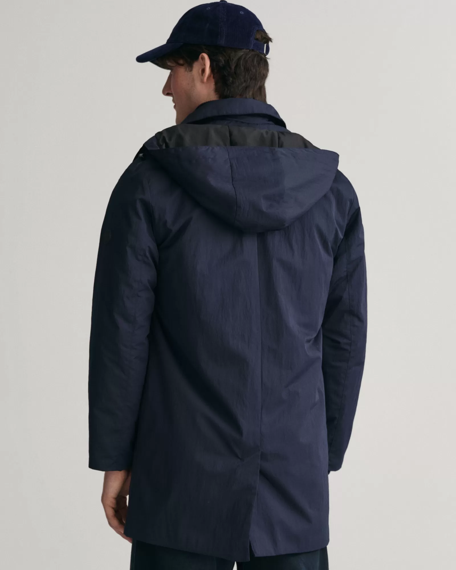 Men GANT Jackets & Coats*Padded Car Coat EVENING BLUE