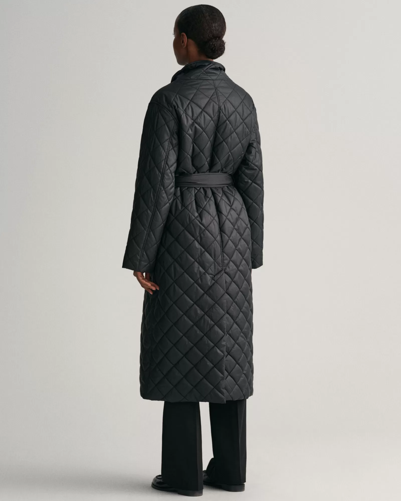 Women GANT Jackets & Coats*Quilted Coat EBONY BLACK