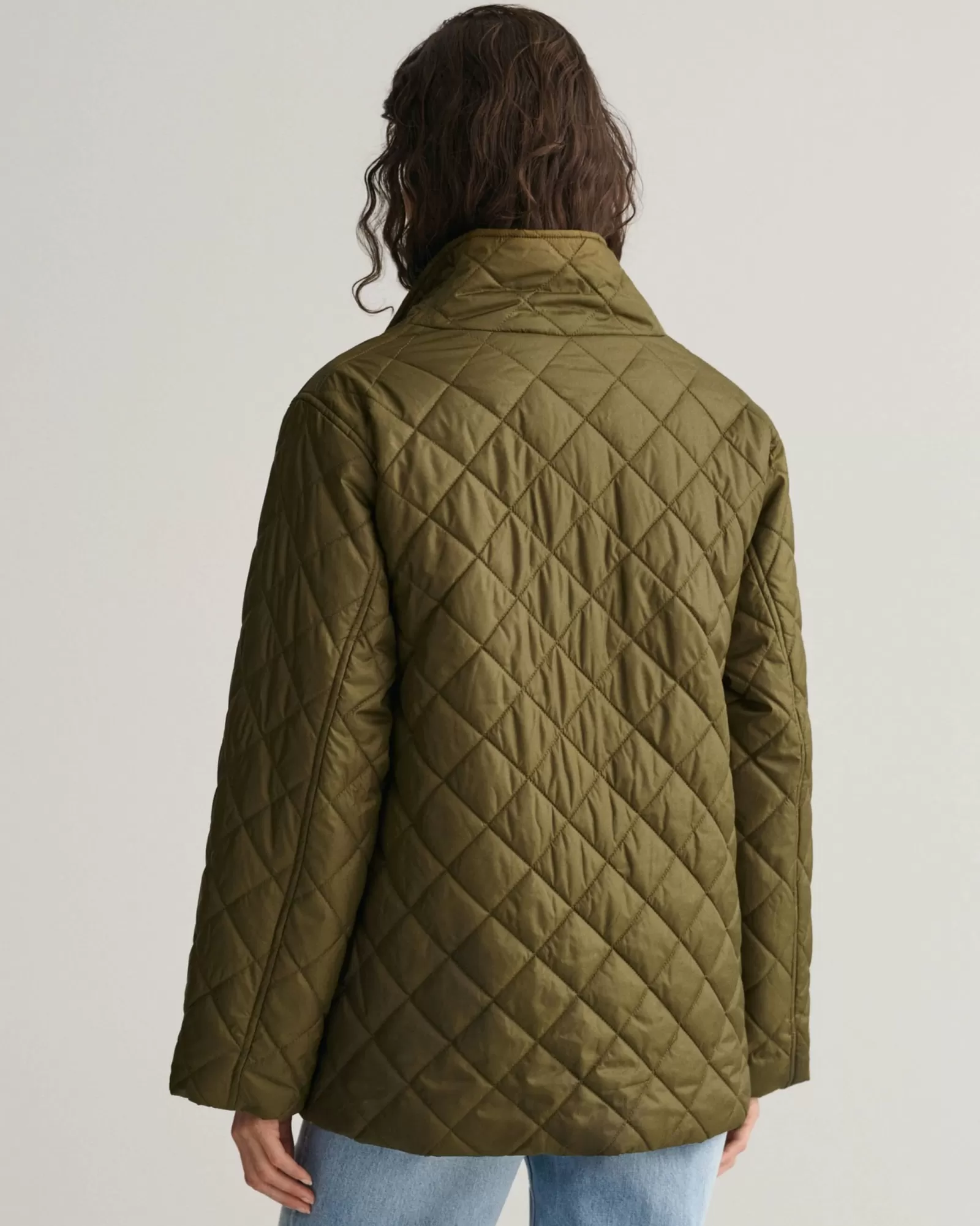 Women GANT Jackets & Coats*Quilted Jacket DARK CACTUS