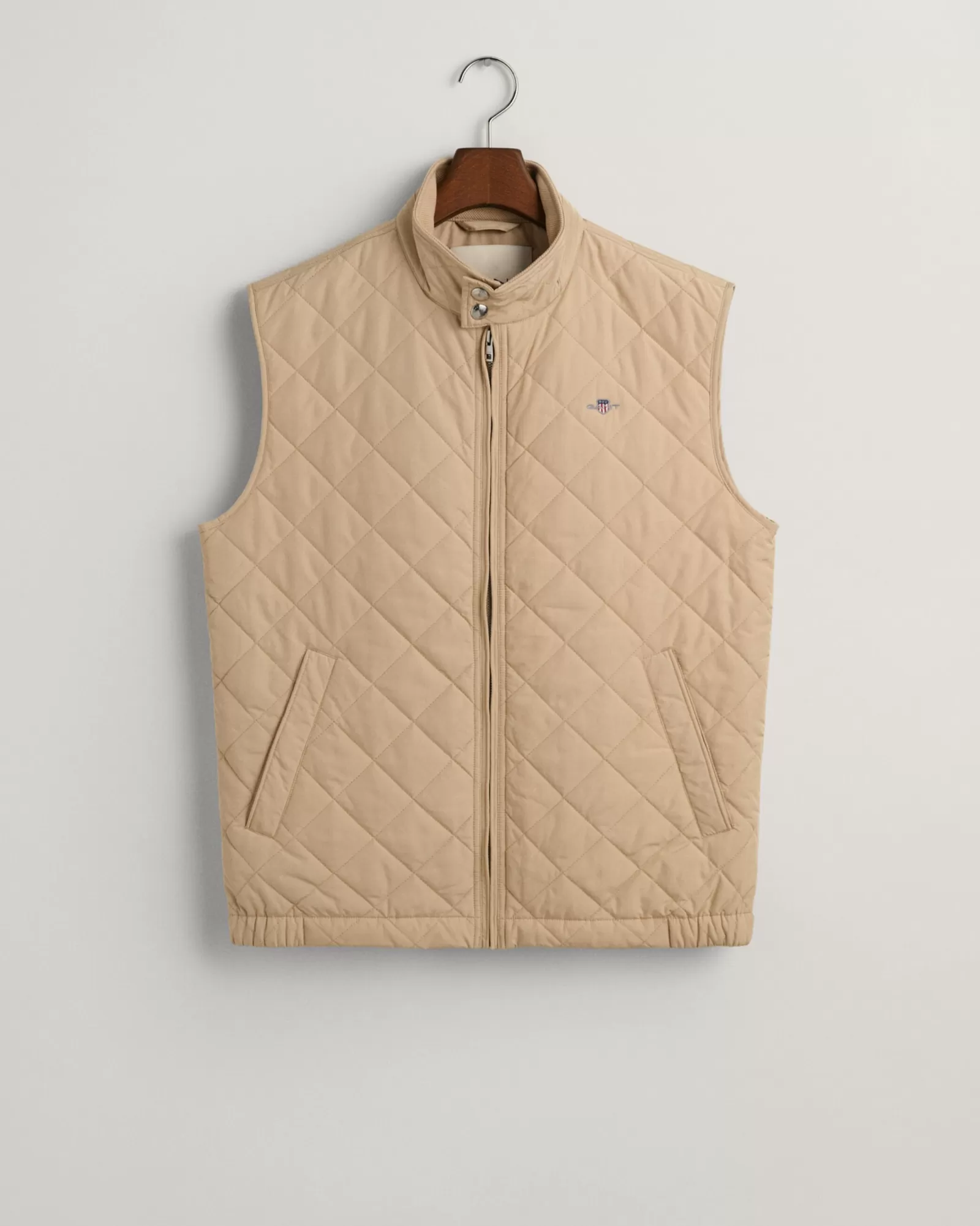 Men GANT Jackets & Coats*Quilted Windcheater Vest DRY SAND