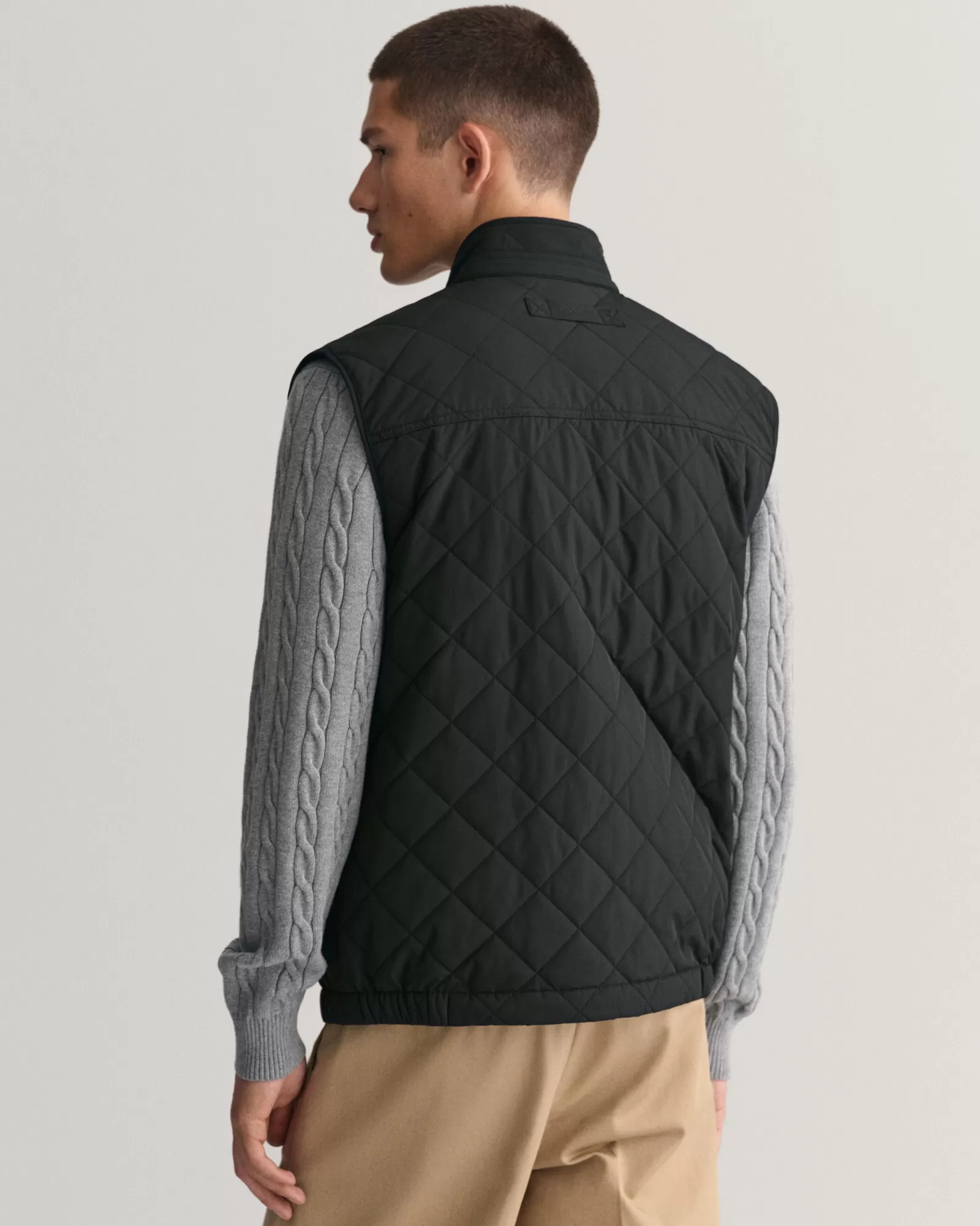 Men GANT Jackets & Coats*Quilted Windcheater Vest BLACK