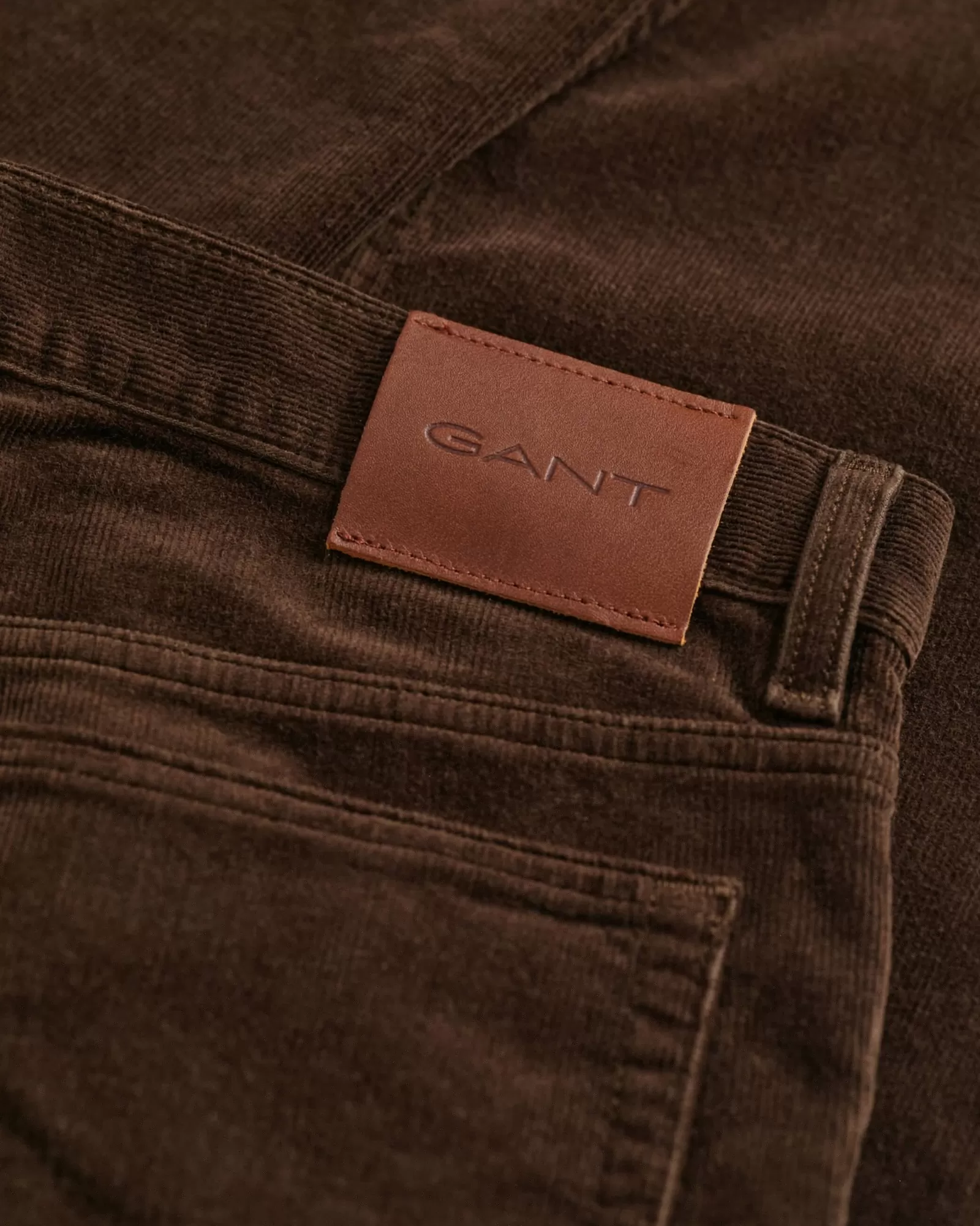 Men GANT Jeans*Regular Fit Corduroy Jeans RICH BROWN