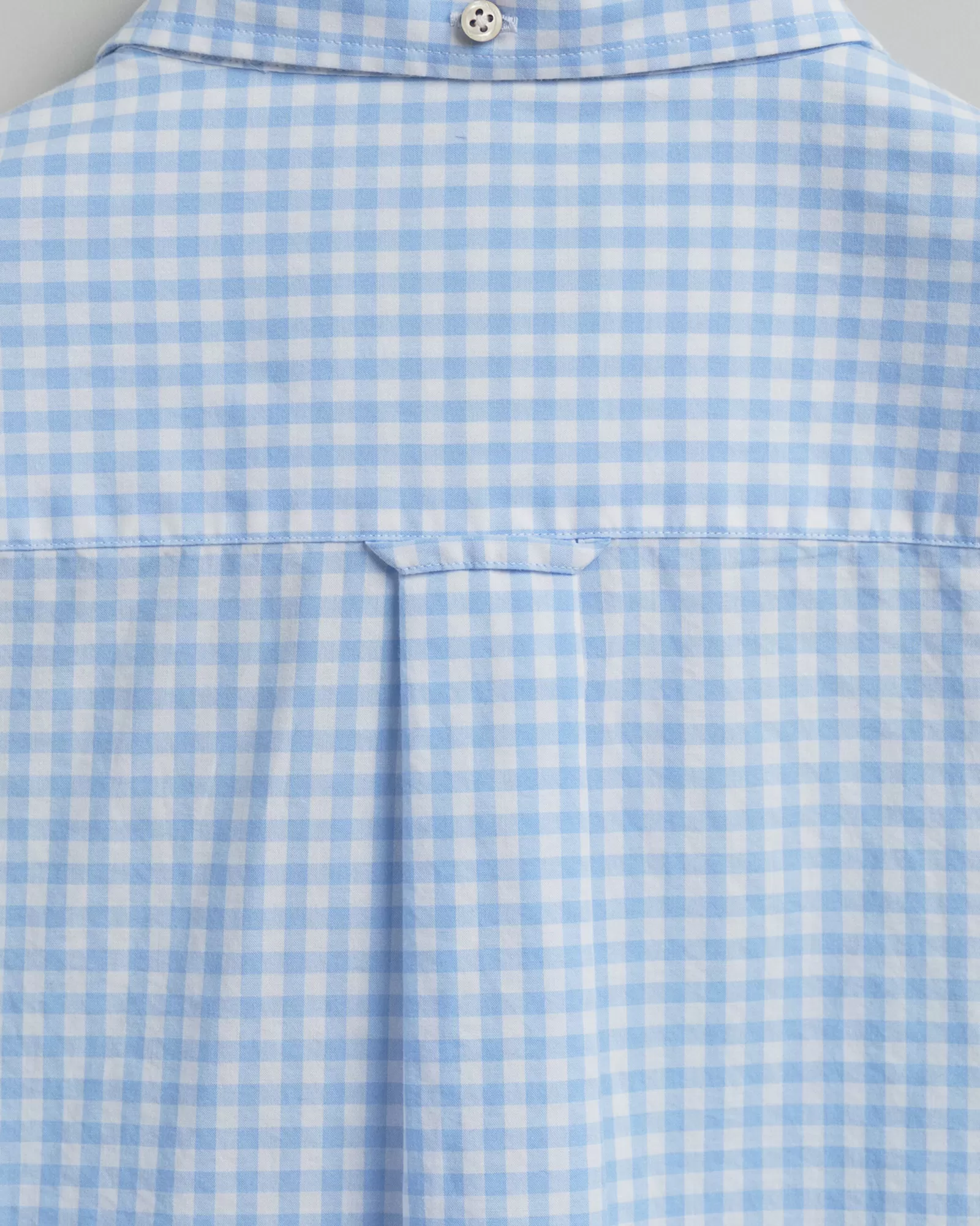 Men GANT Shirts*Regular Fit Gingham Broadcloth Shirt CAPRI BLUE