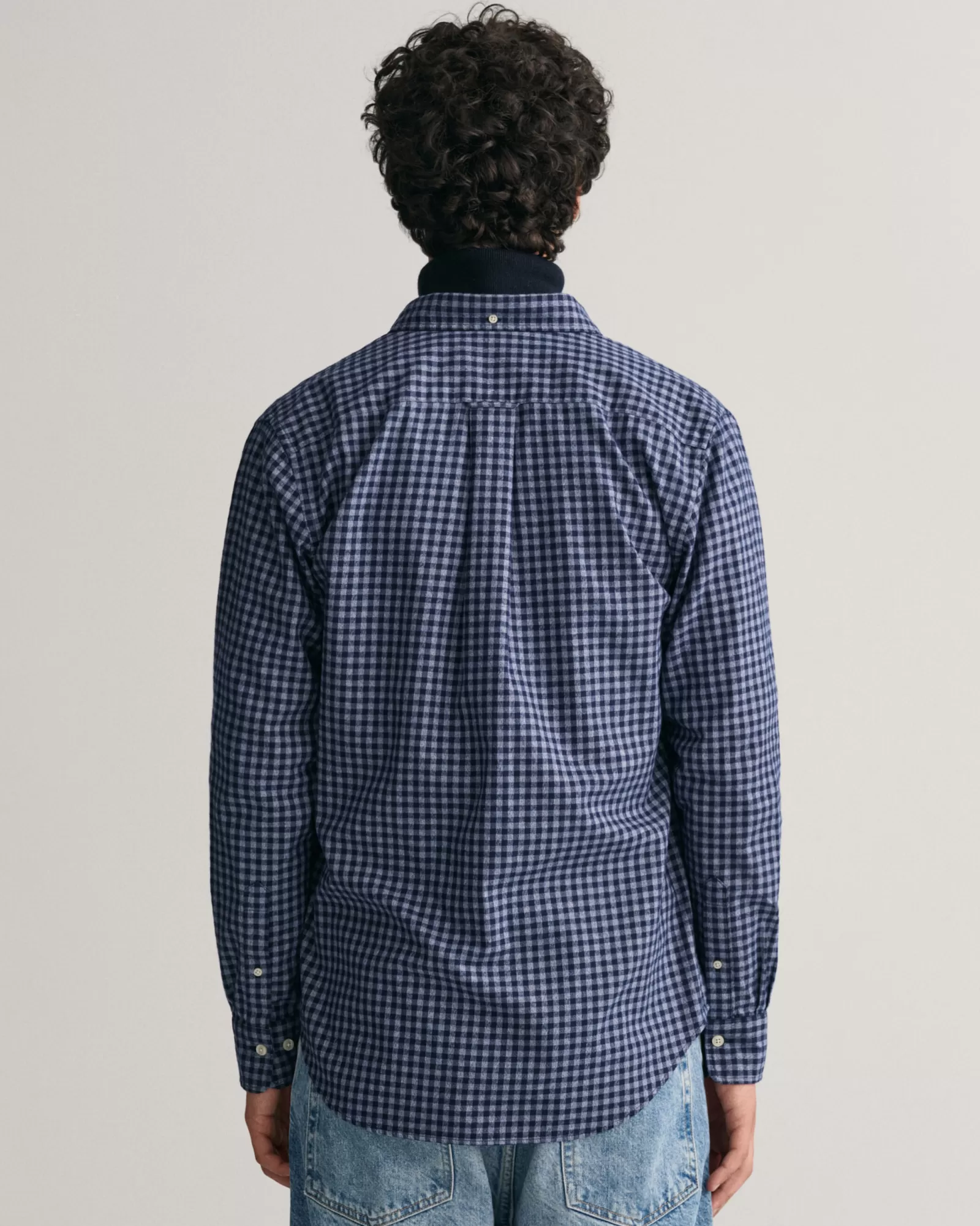 Men GANT Shirts*Regular Fit Jaspé Yarn Gingham Shirt MARINE