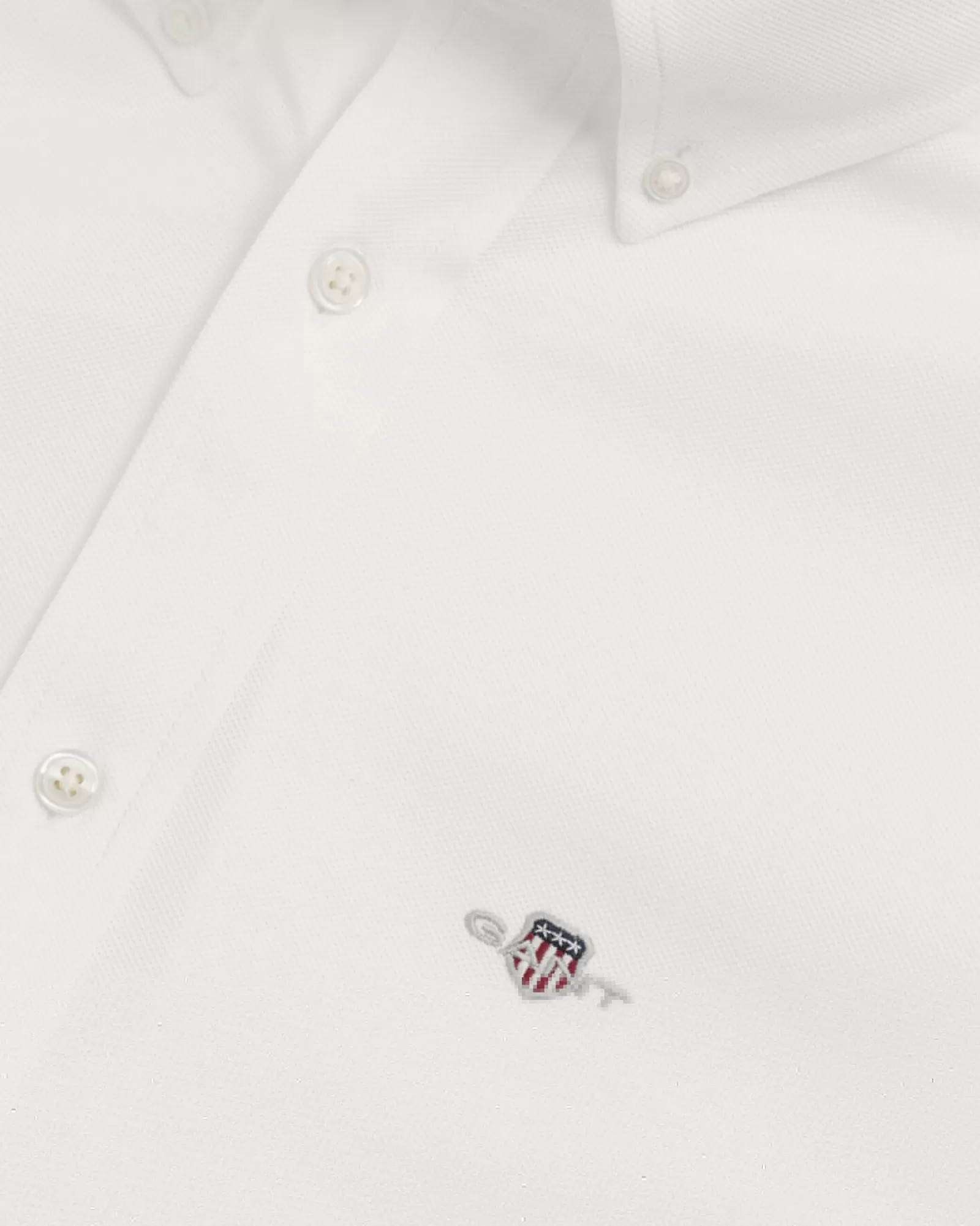 Men GANT Shirts*Regular Fit Jersey Piqué Shirt WHITE