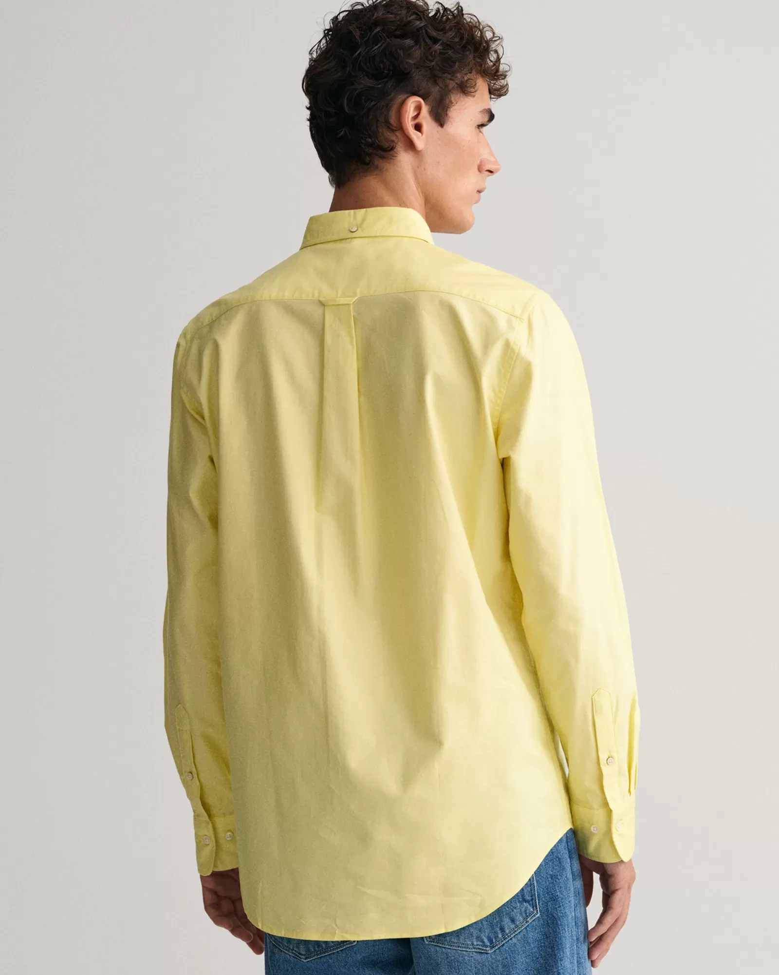 Men GANT Shirts*Regular Fit Oxford Shirt CLEAR YELLOW