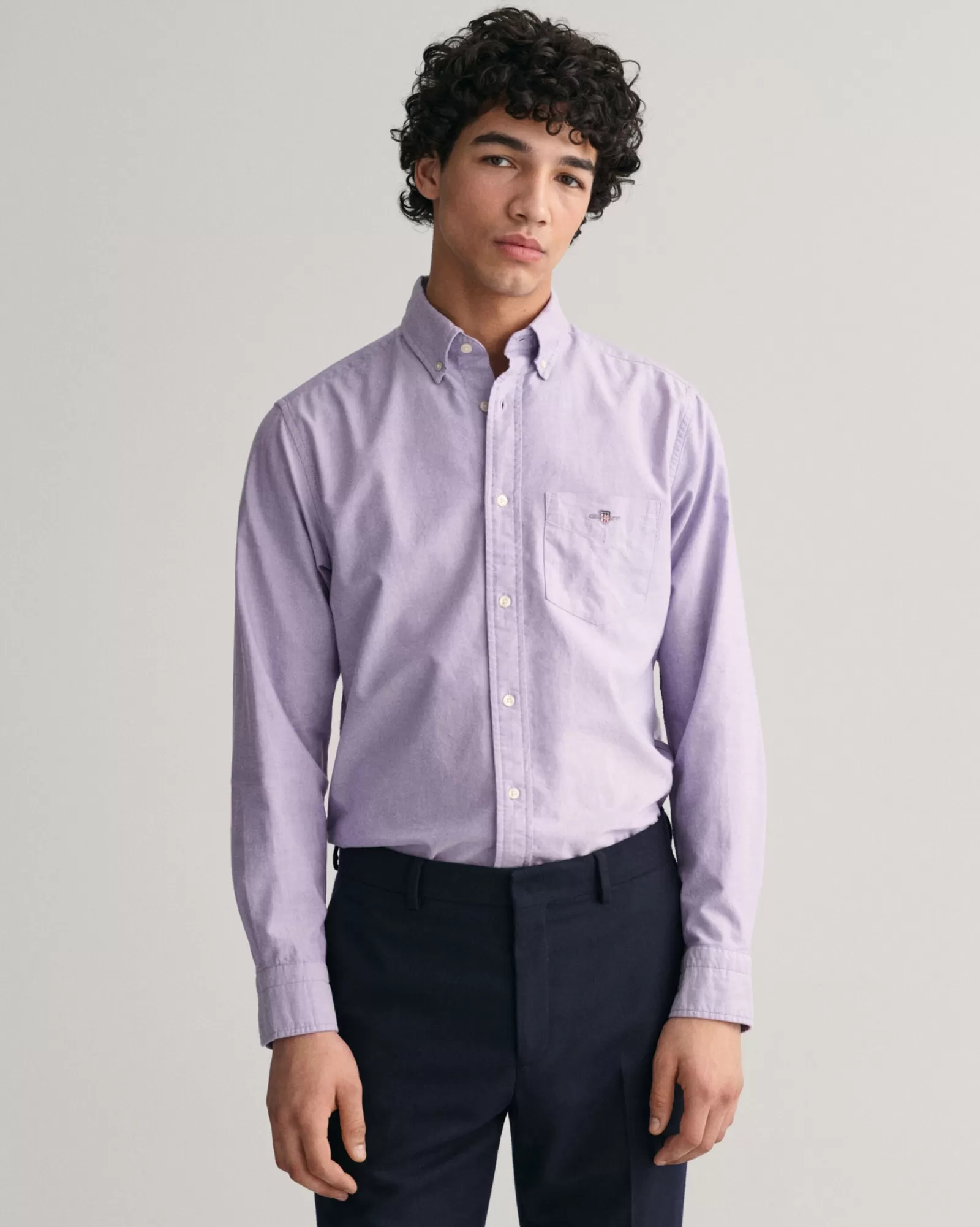 Men GANT Shirts*Regular Fit Oxford Shirt LILAC