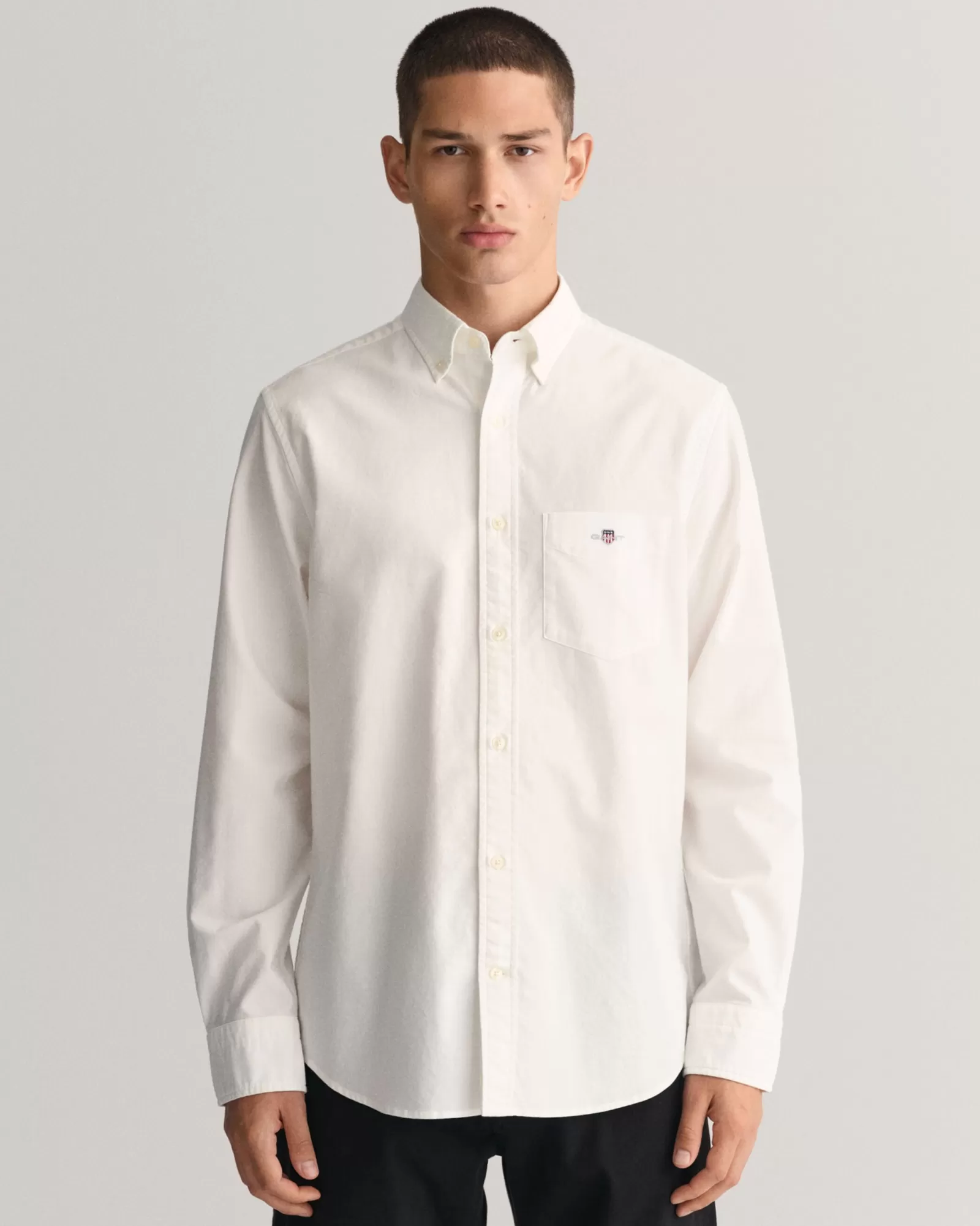 Men GANT Shirts*Regular Fit Oxford Shirt WHITE