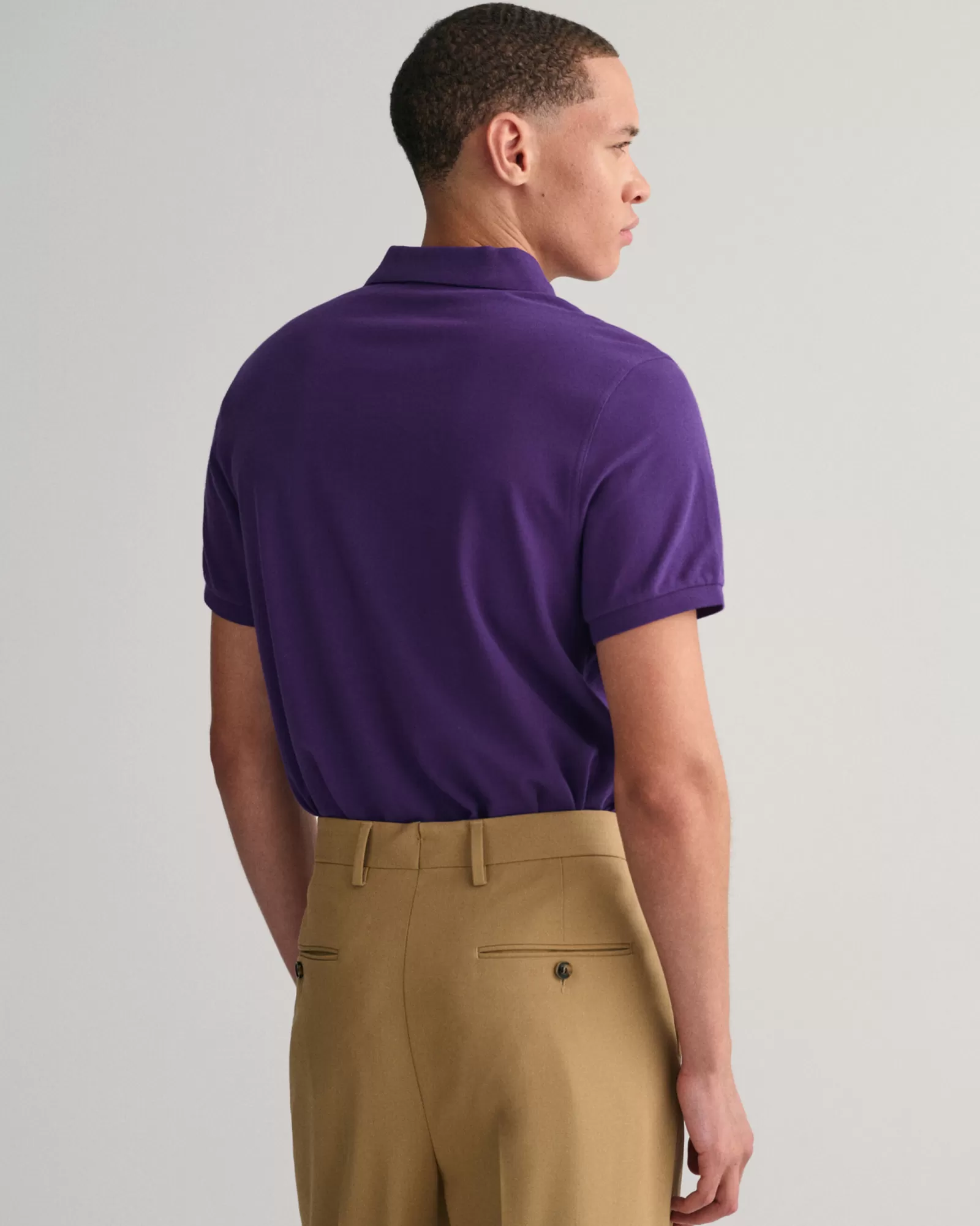 Men GANT Polos & Heavy Ruggers*Regular Fit Shield Piqué Polo Shirt PANSY PURPLE