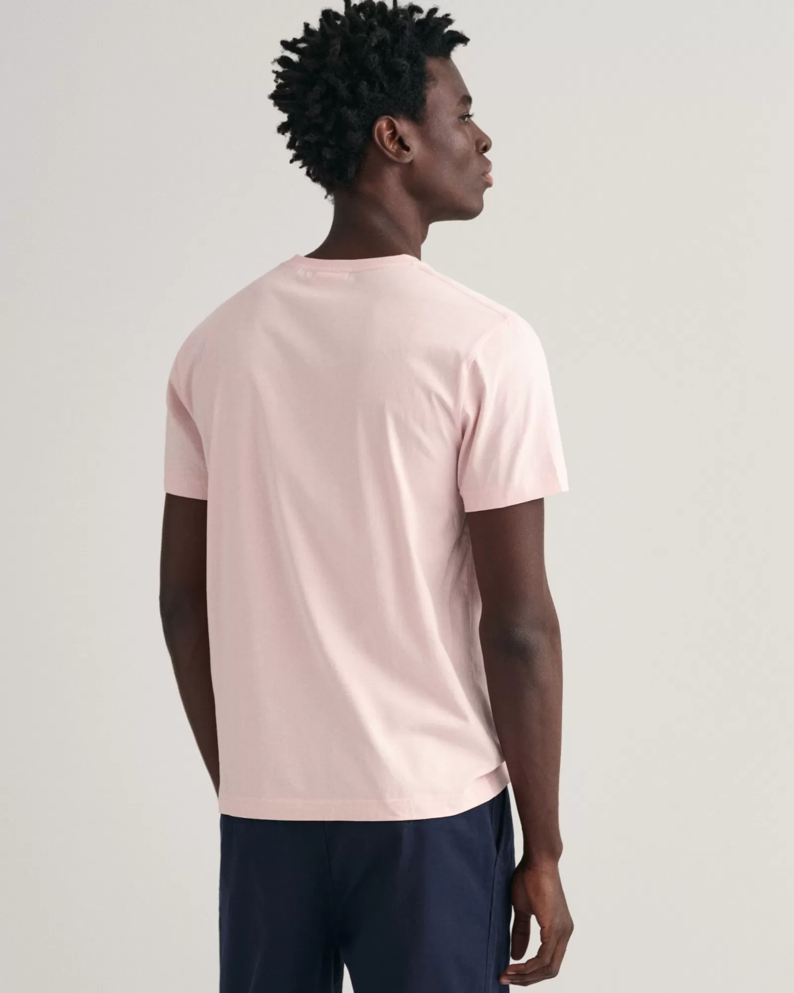 Men GANT T-Shirts*Regular Fit Shield T-Shirt FADED PINK