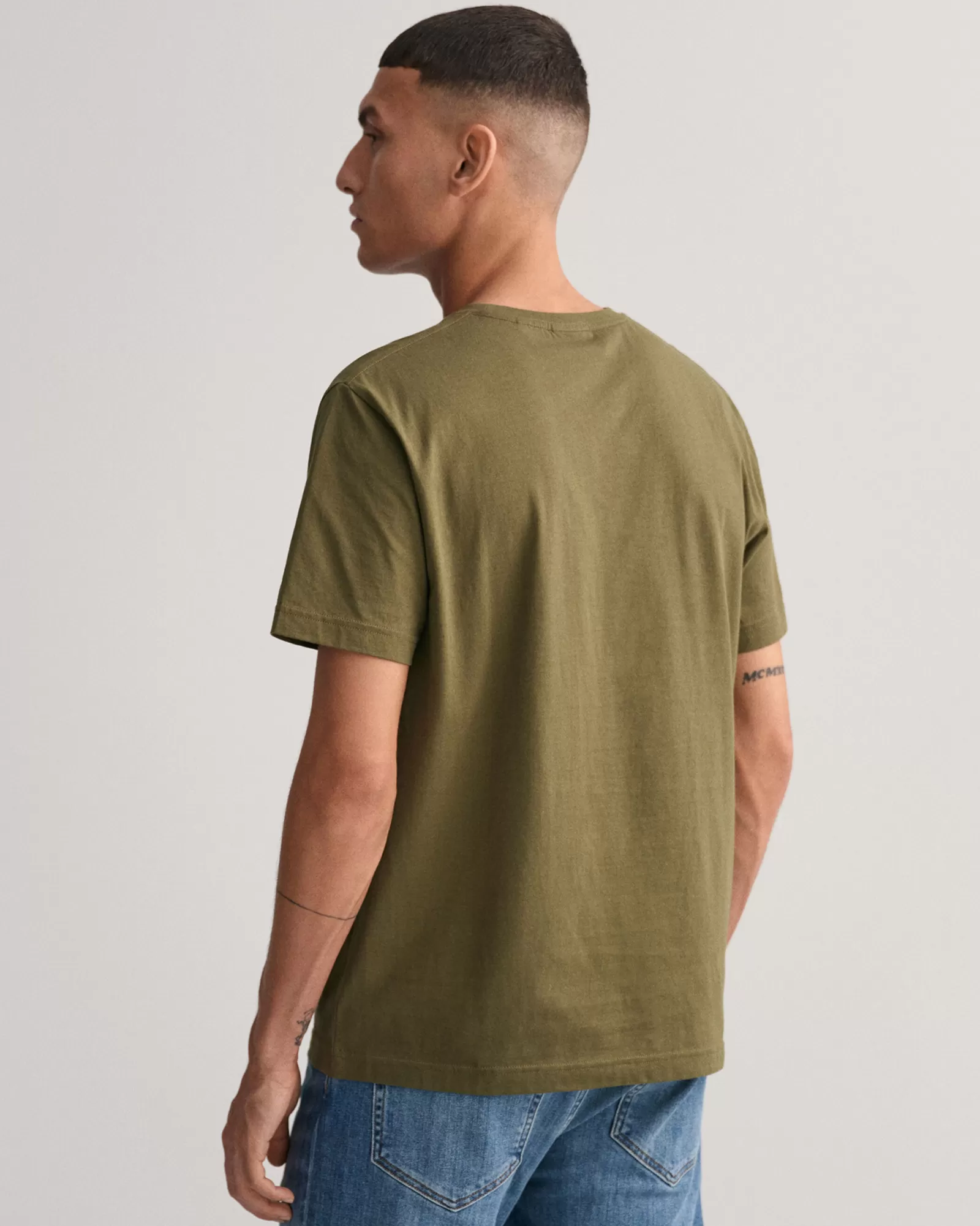 Men GANT T-Shirts*Regular Fit Shield T-Shirt RACING GREEN