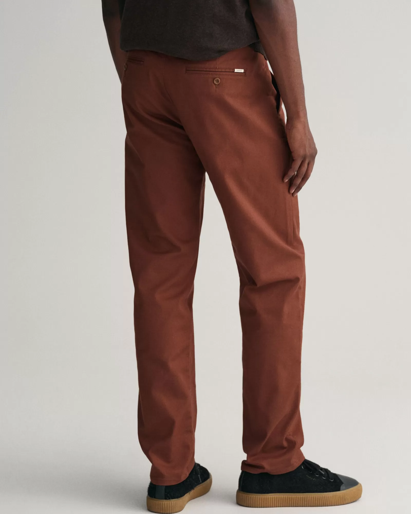 Men GANT Pants*Regular Fit Tech Prep™ Chinos WEATHERED BROWN