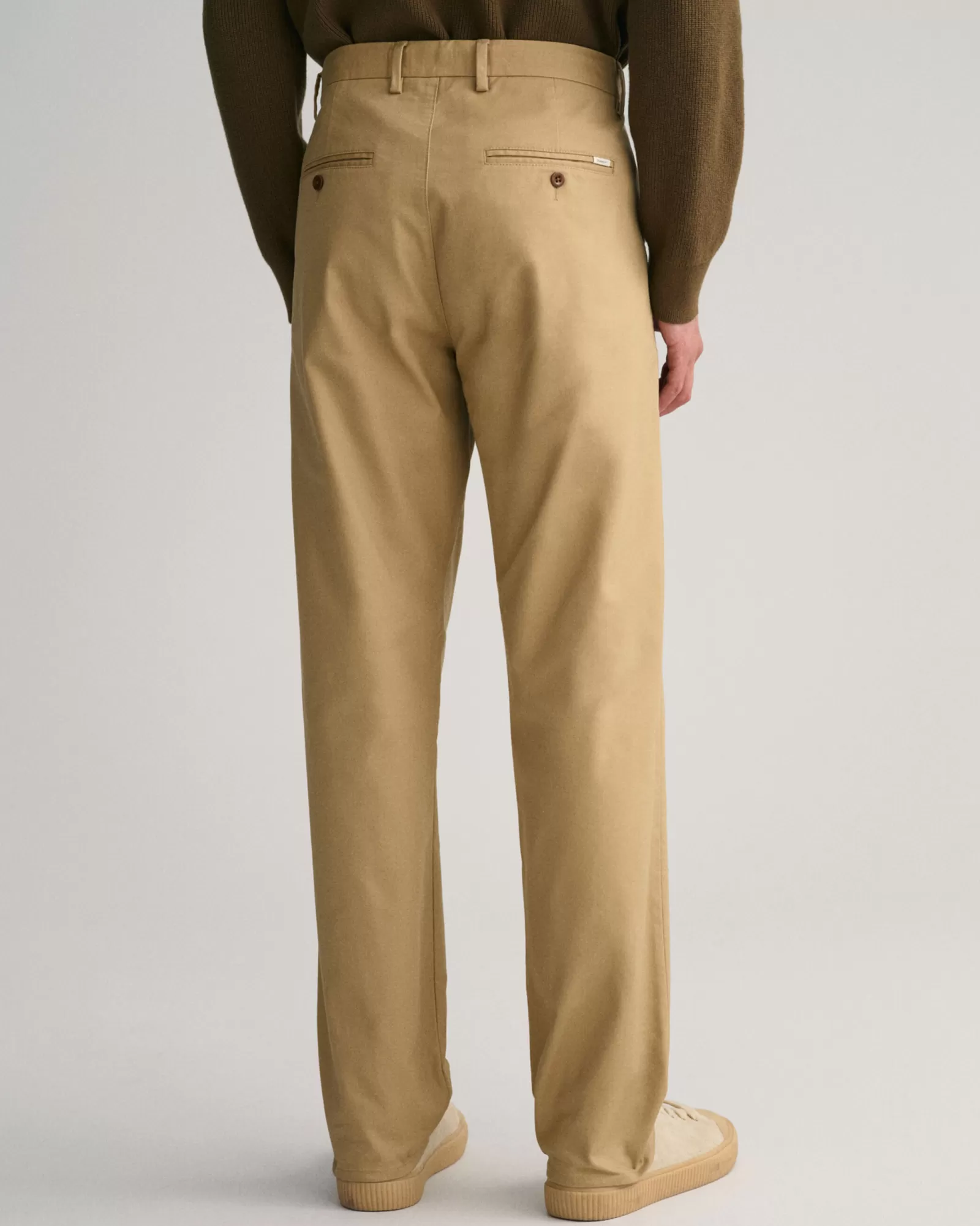 Men GANT Pants*Regular Fit Tech Prep™ Chinos DARK KHAKI