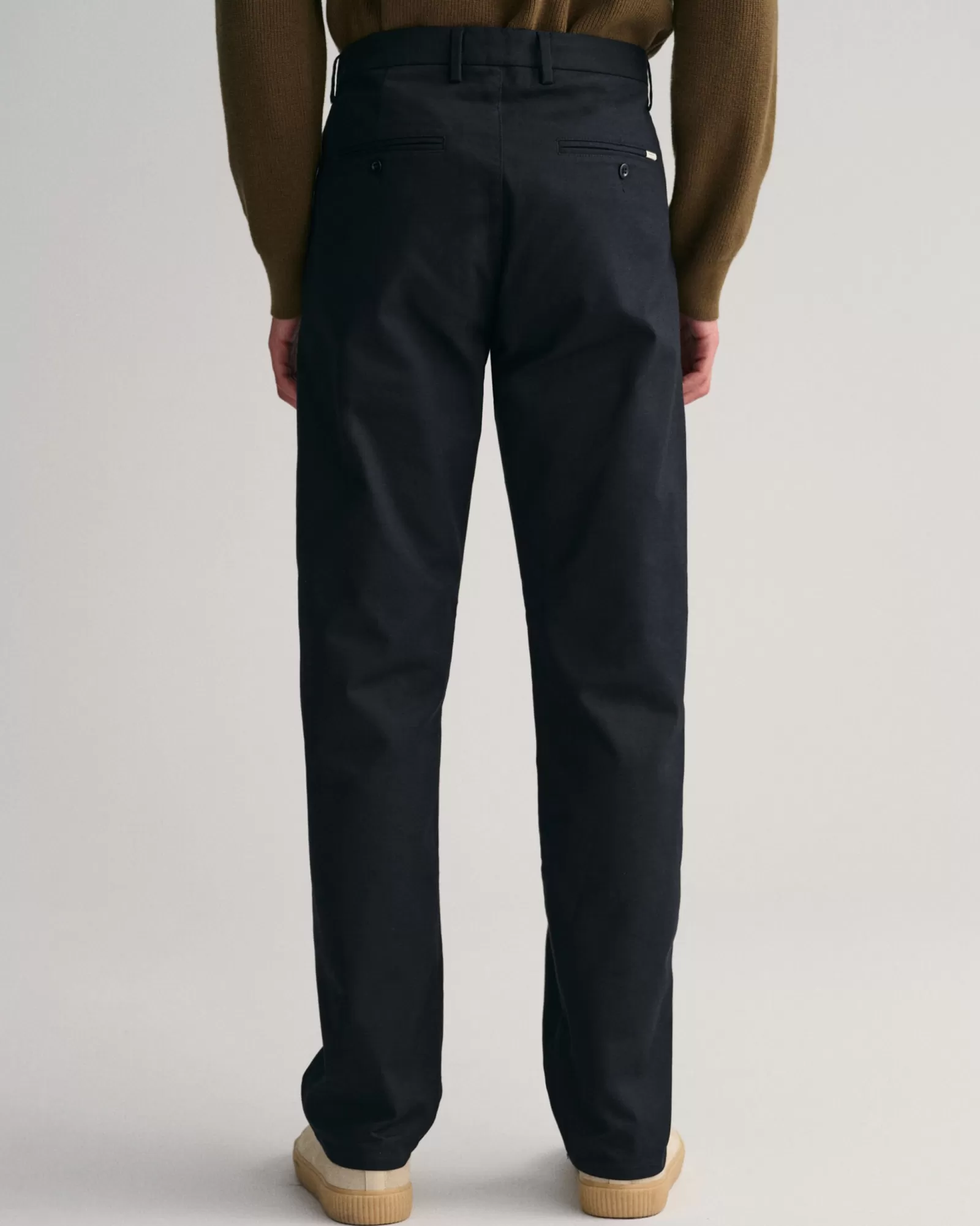 Men GANT Pants*Regular Fit Tech Prep™ Chinos BLACK