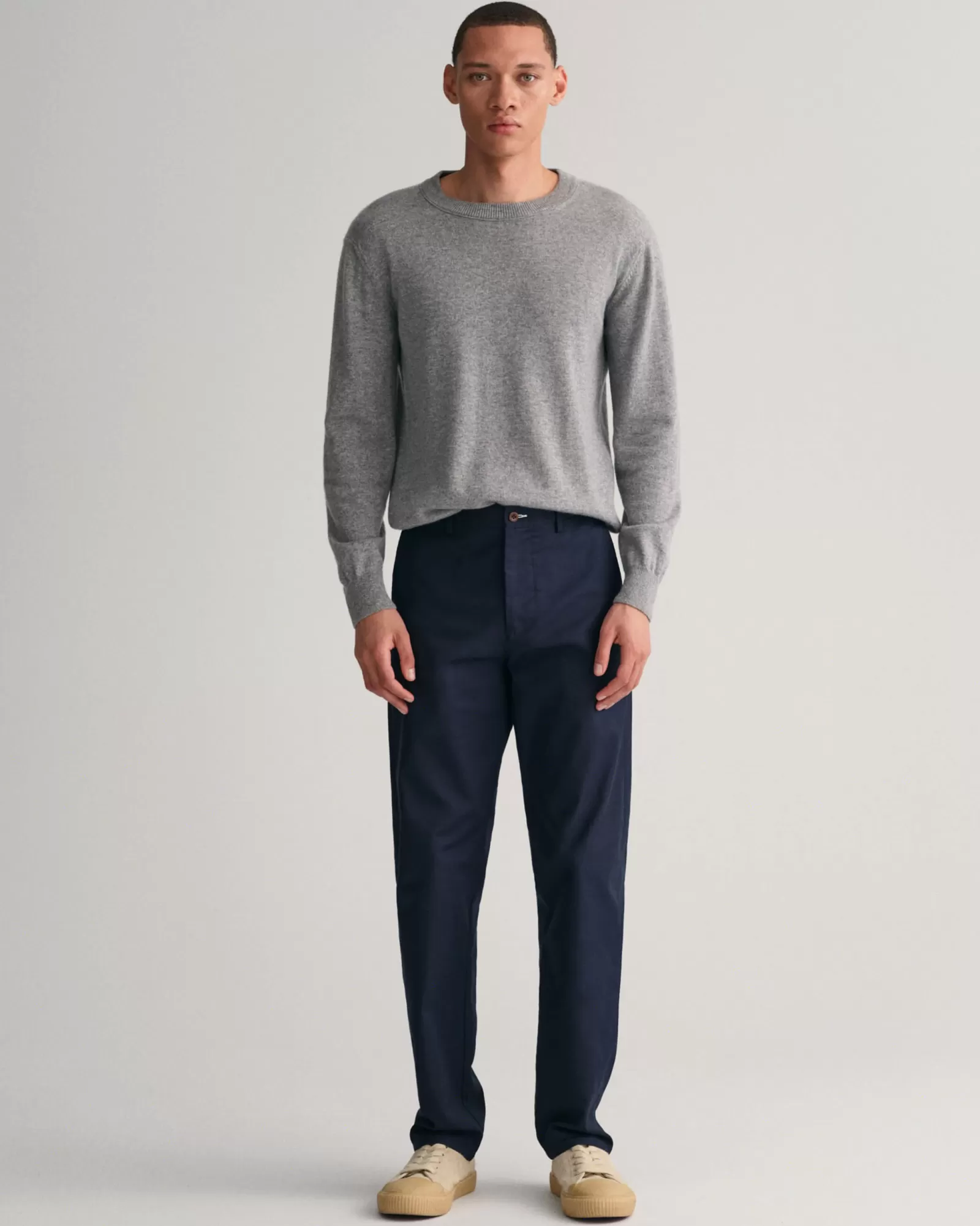 Men GANT Pants*Regular Fit Tech Prep™ Chinos MARINE