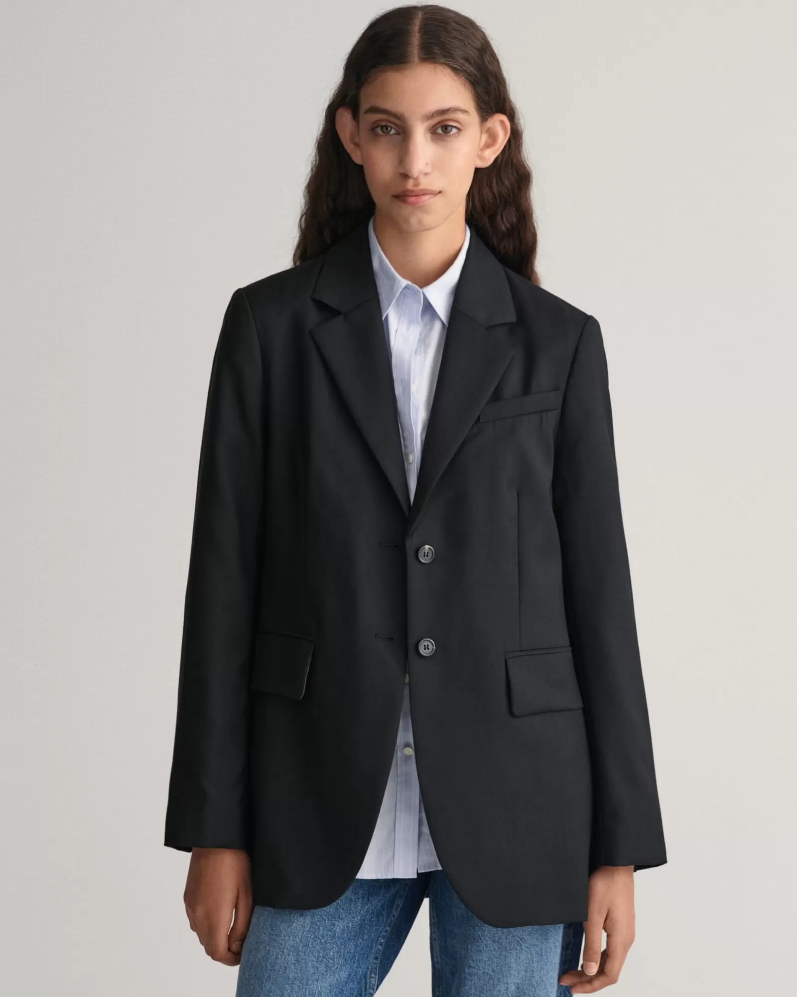 Women GANT Blazers*Regular Fit Wool Blazer EBONY BLACK