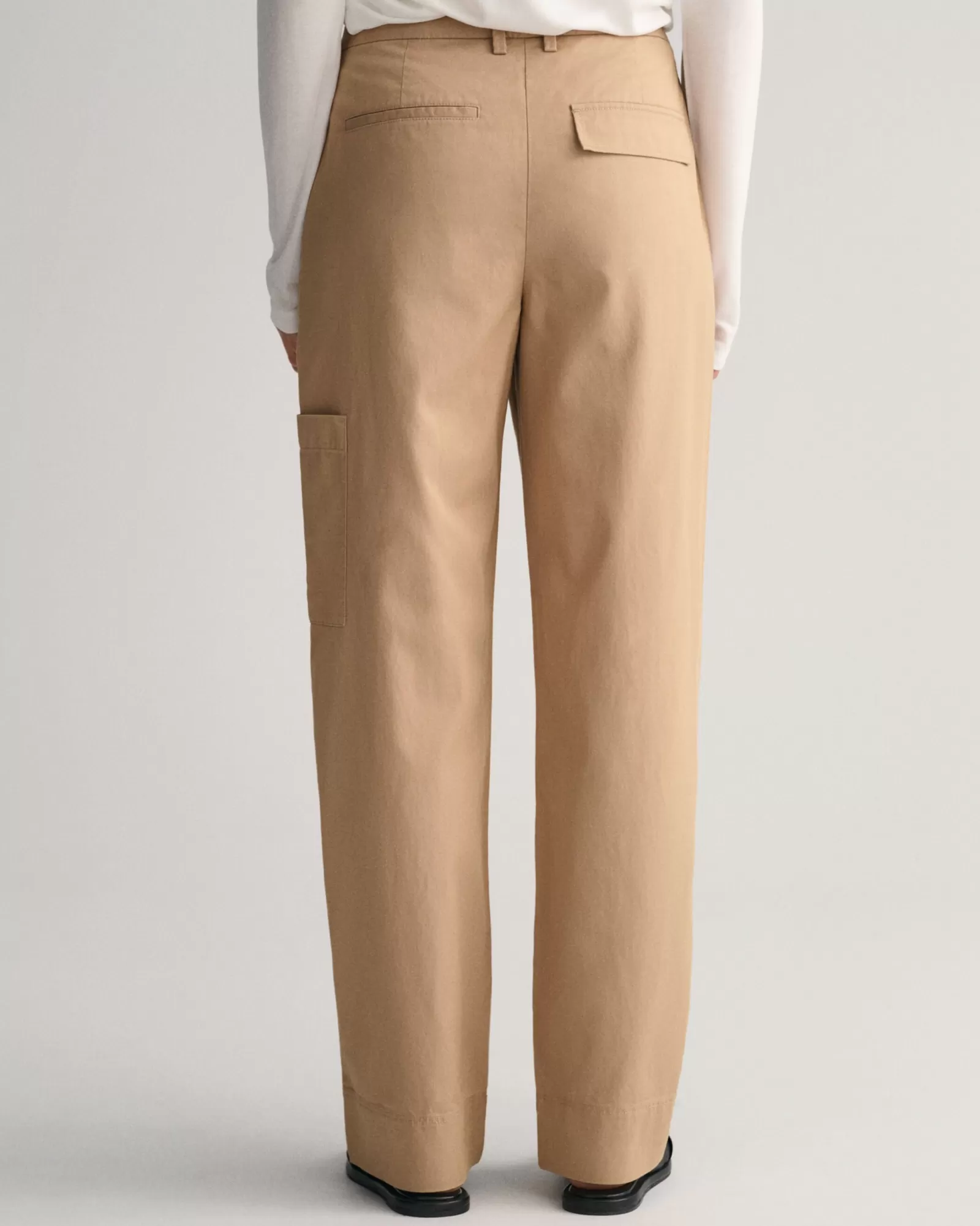 Women GANT Pants*Relaxed Fit Cargo Pants DARK KHAKI