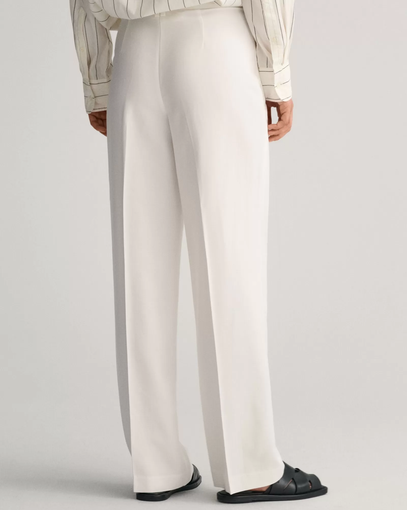 Women GANT Pants*Relaxed Fit Pleated Pants WHITE