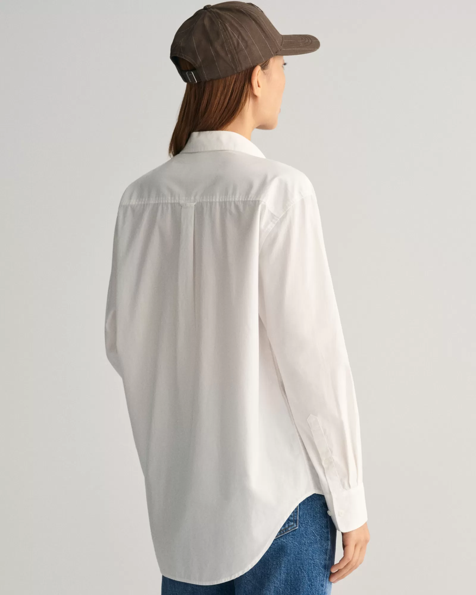 Women GANT Shirts*Relaxed Fit Poplin Shirt WHITE