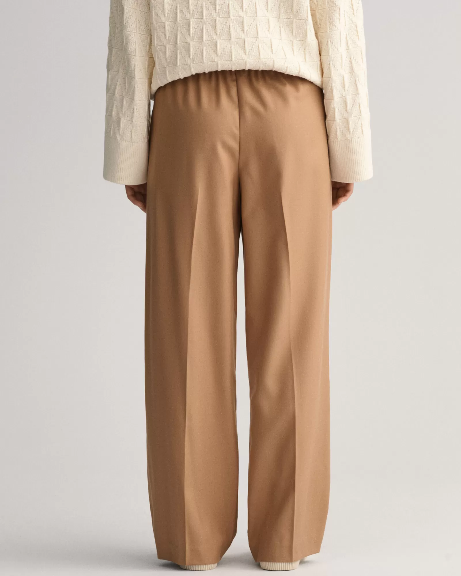 Women GANT Pants*Relaxed Fit Pull-On Pants WARM KHAKI