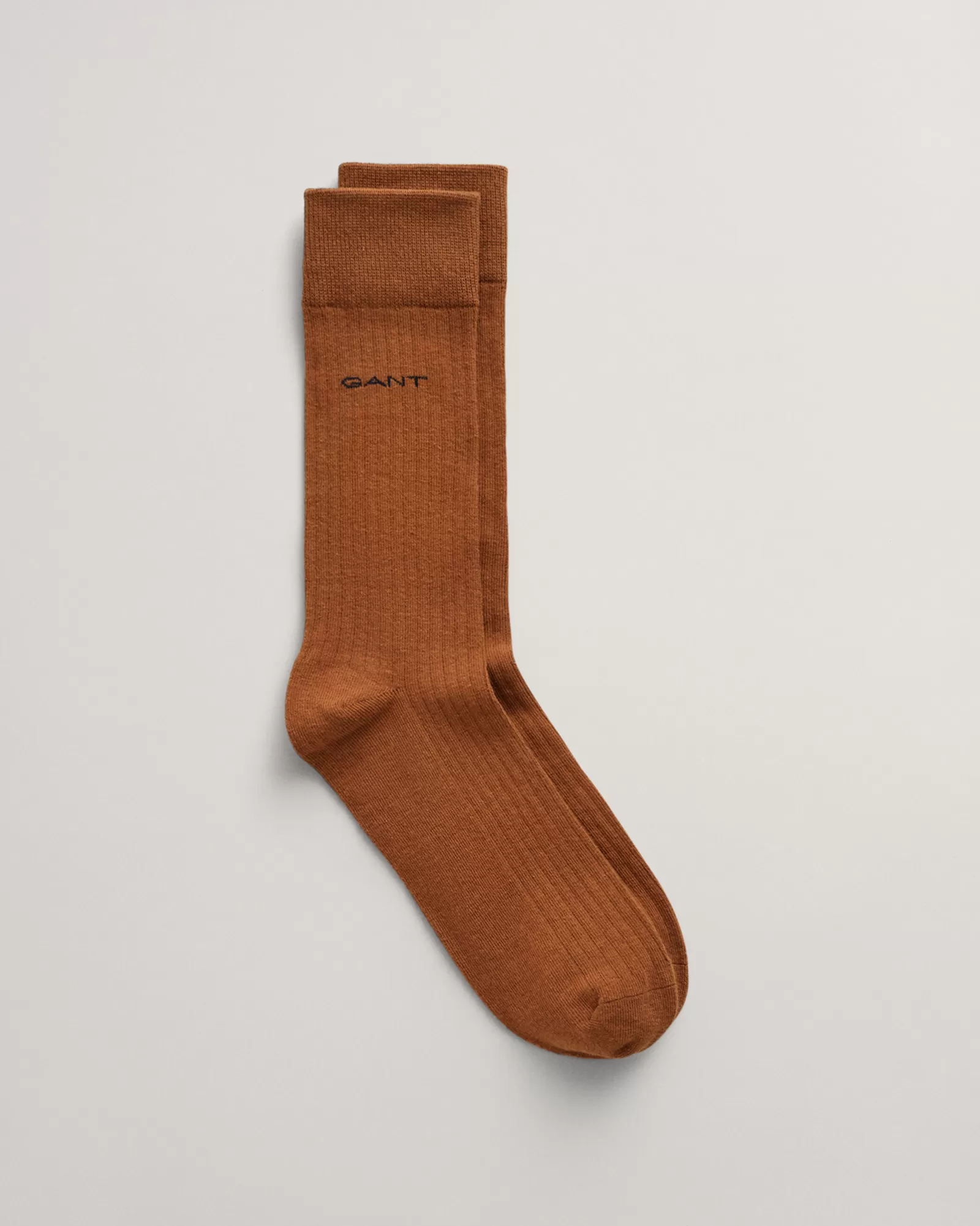 Men GANT Socks*Ribbed Socks MUSTARD BEIGE