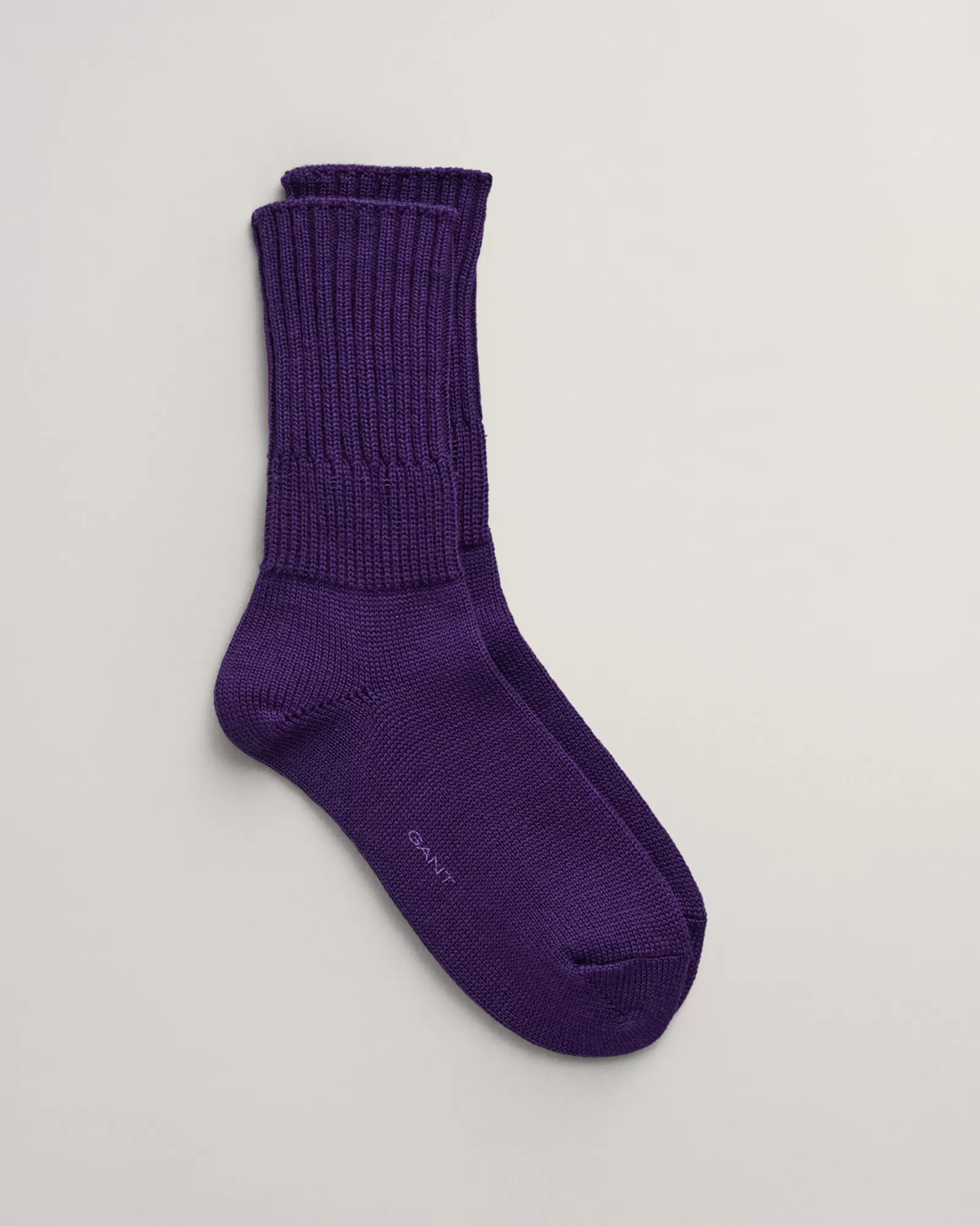 Women GANT Socks*Ribbed Wool Socks PANSY PURPLE