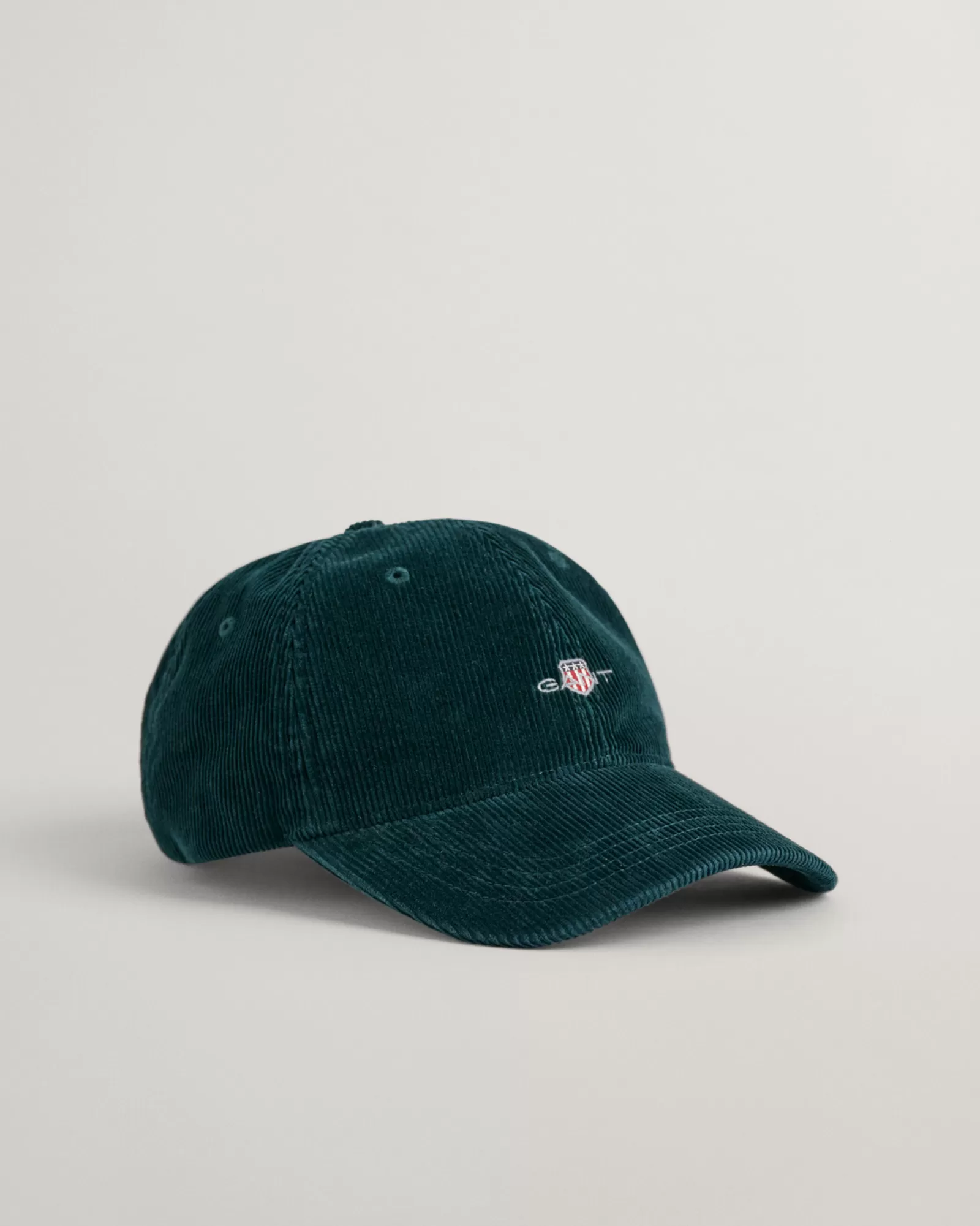 Men GANT Caps*Shield Corduroy Cap TARTAN GREEN