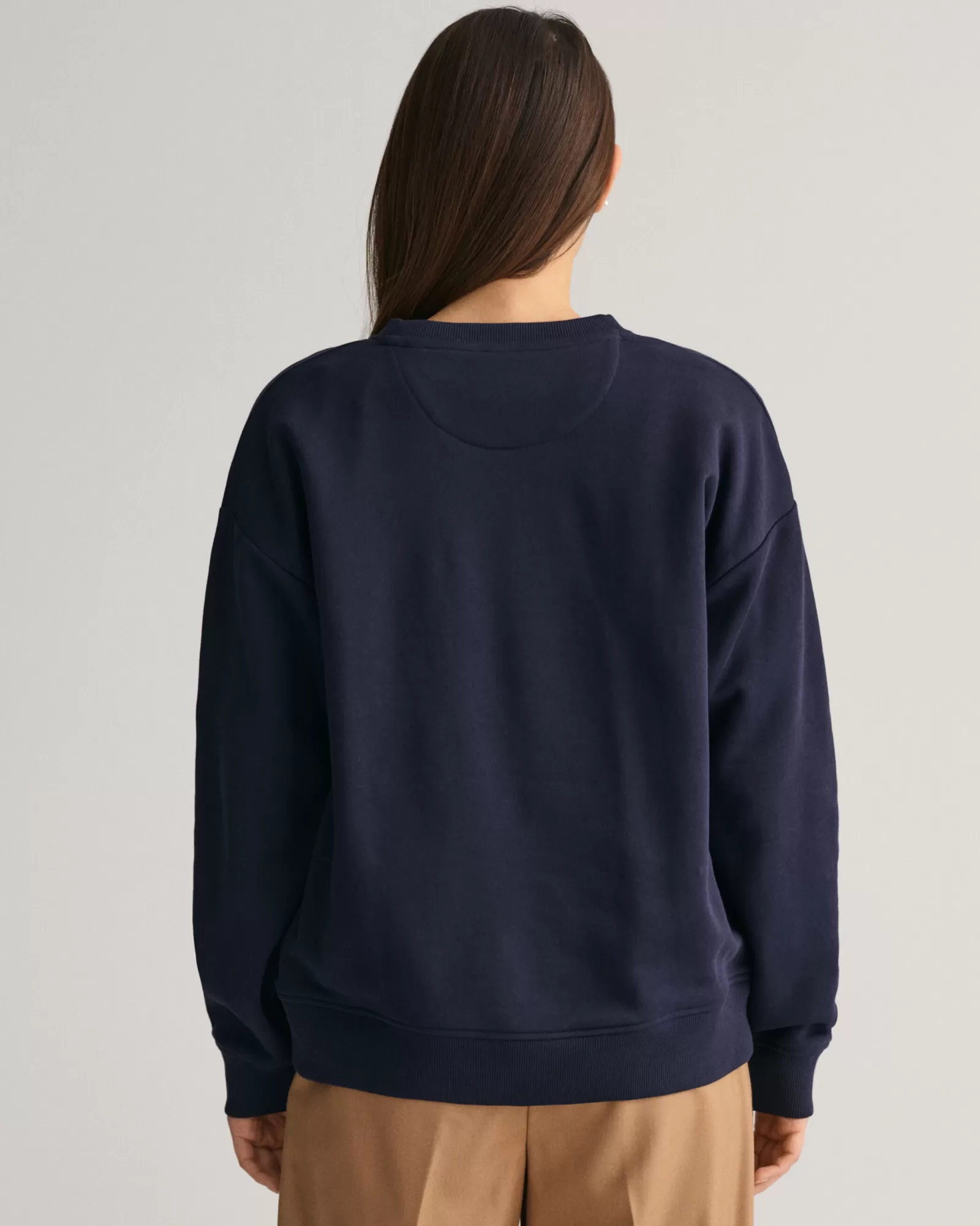 Women GANT Sweatshirts & Hoodies*Shield Crew Neck Sweatshirt EVENING BLUE