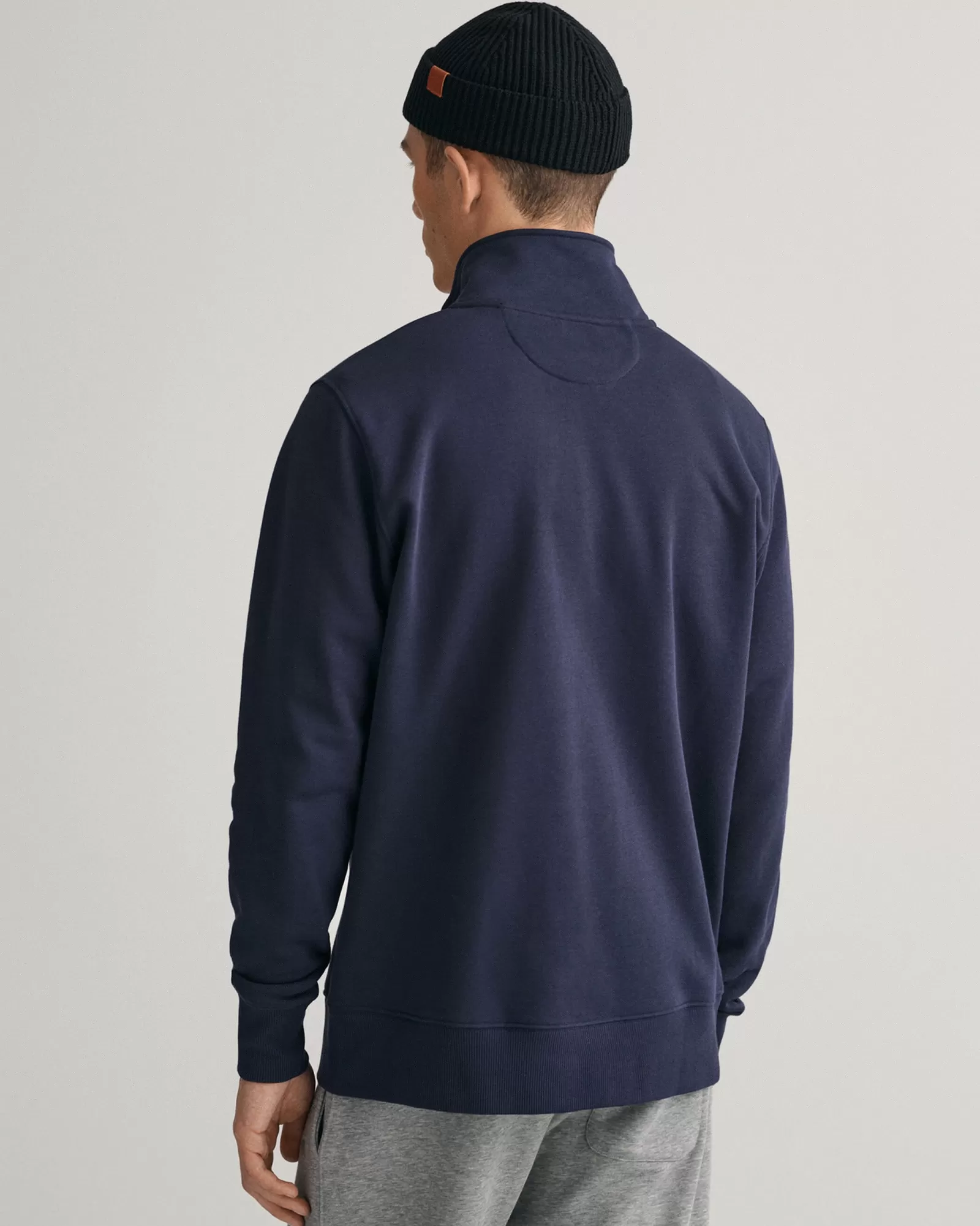 Men GANT Sweatshirts & Hoodies*Shield Half-Zip Sweatshirt EVENING BLUE