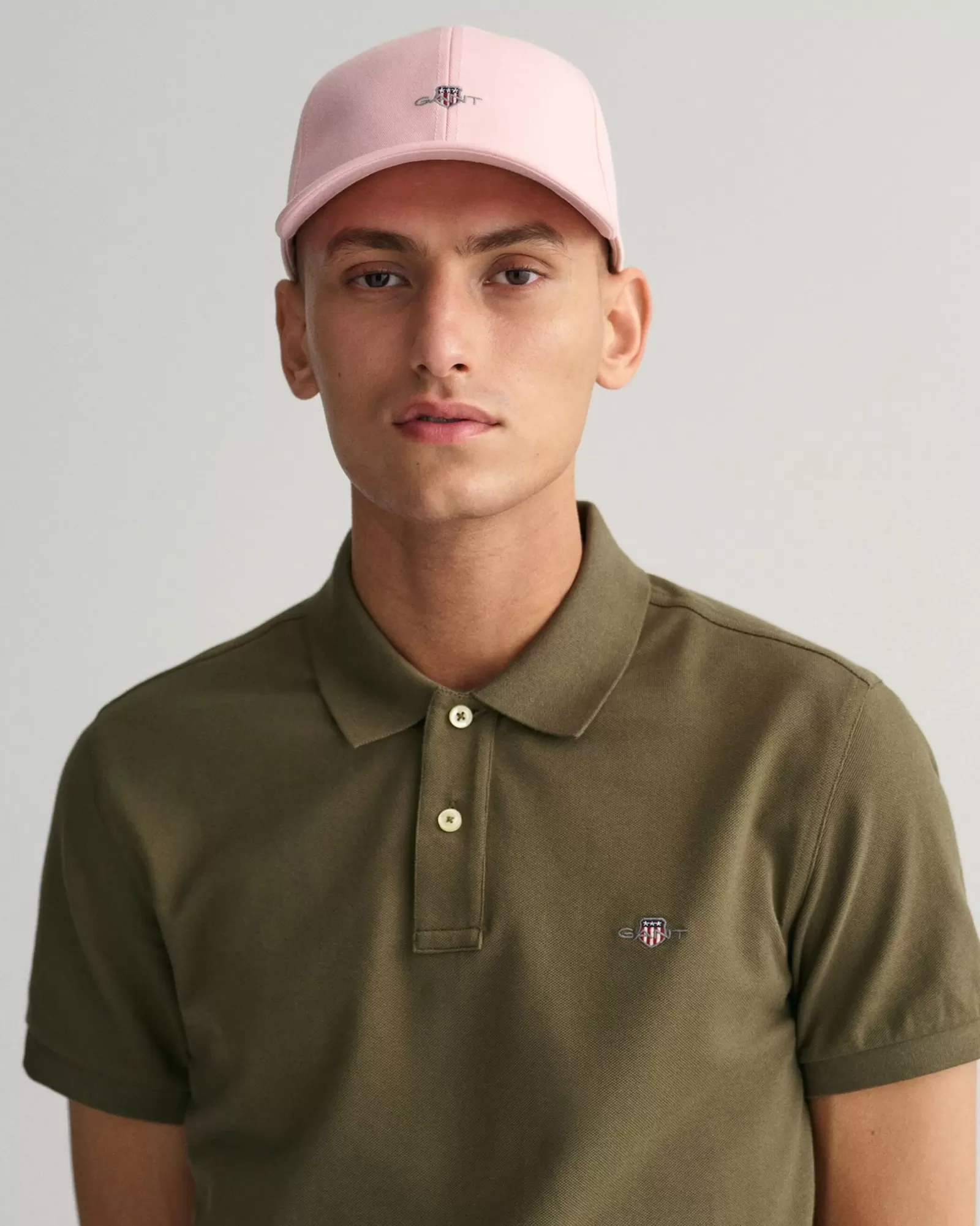 Men GANT Caps*Shield High Cap BLUSHING PINK