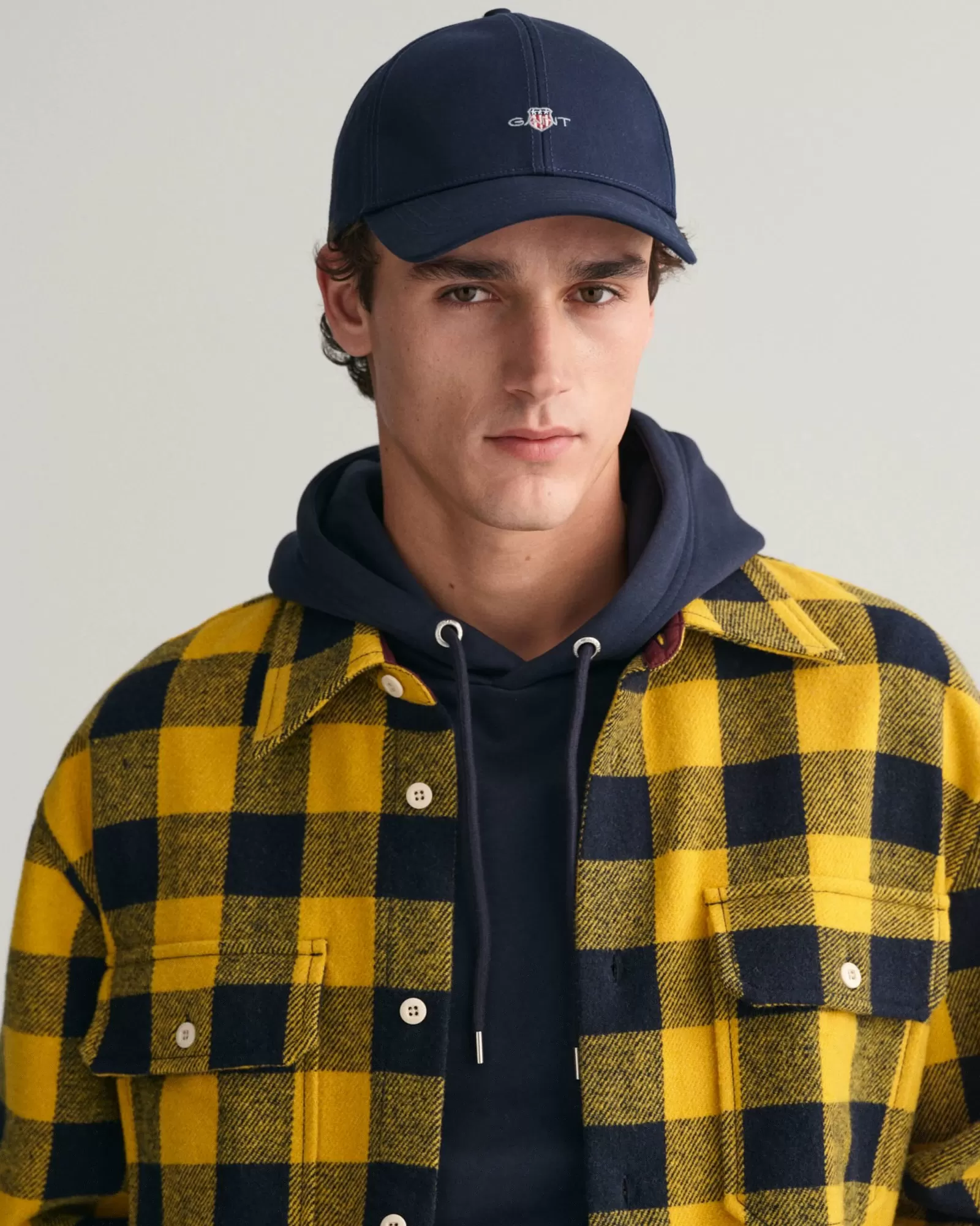 Men GANT Caps*Shield High Cap MARINE