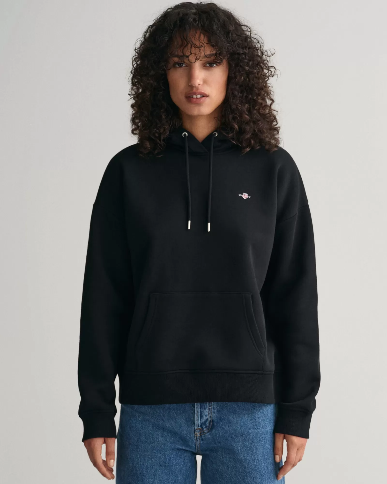 Women GANT Sweatshirts & Hoodies*Shield Hoodie BLACK