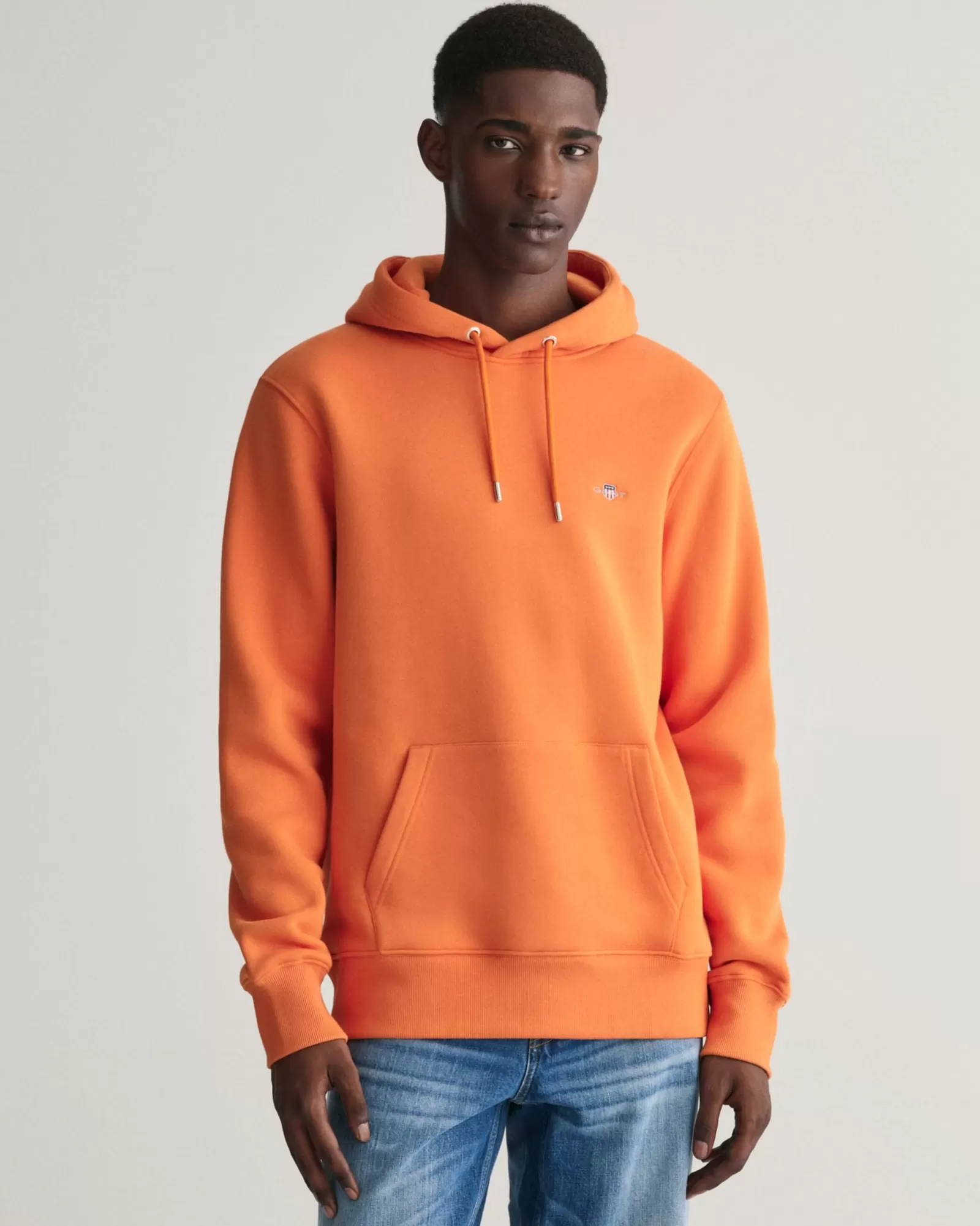 Men GANT Sweatshirts & Hoodies*Shield Hoodie PUMPKIN ORANGE