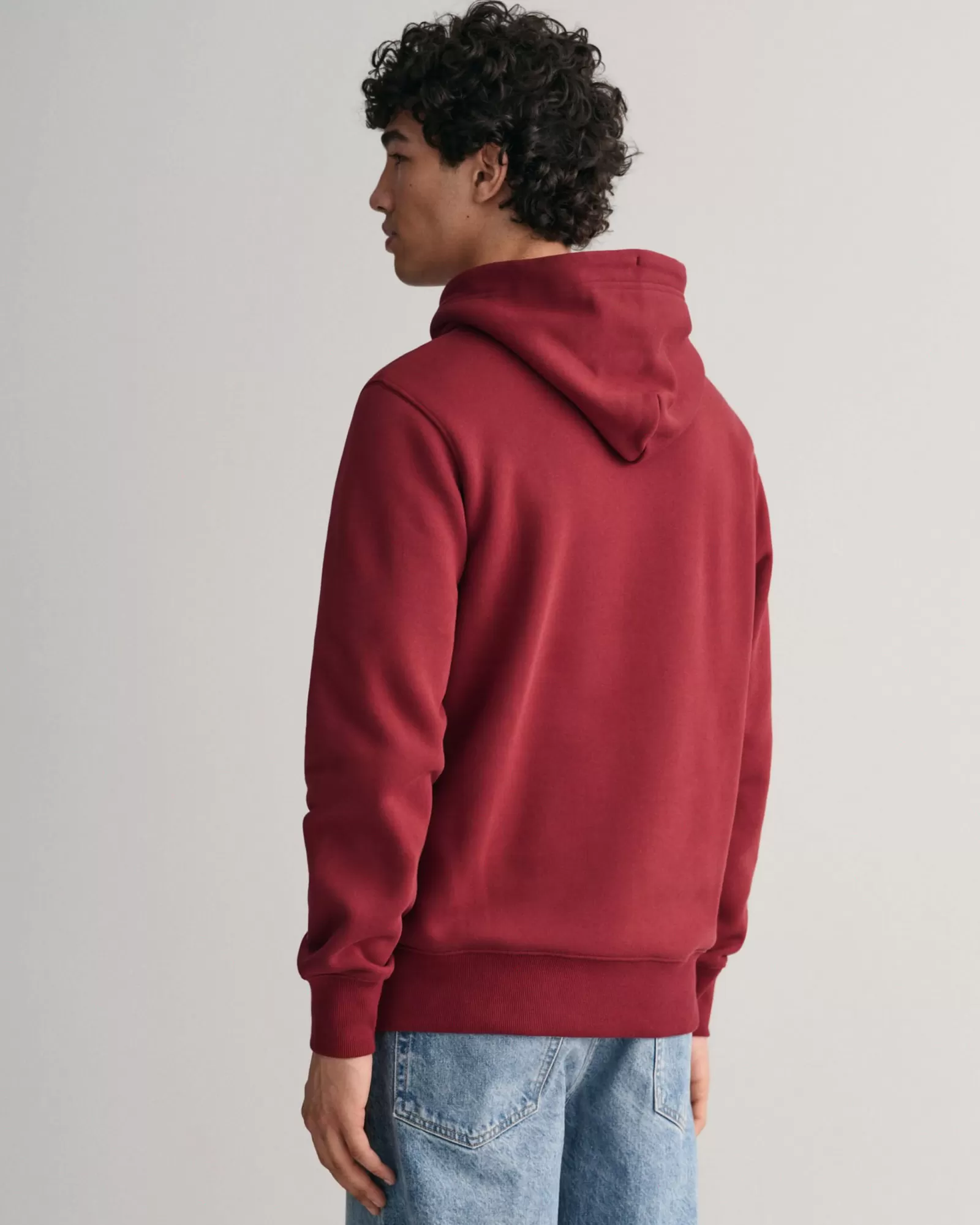 Men GANT Sweatshirts & Hoodies*Shield Hoodie PLUMPED RED