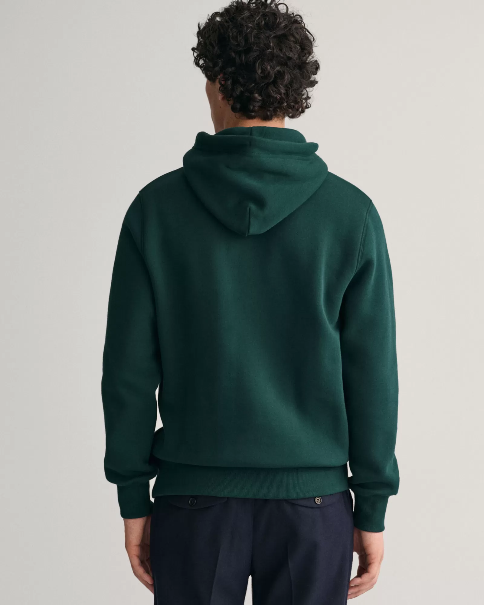 Men GANT Sweatshirts & Hoodies*Shield Hoodie TARTAN GREEN