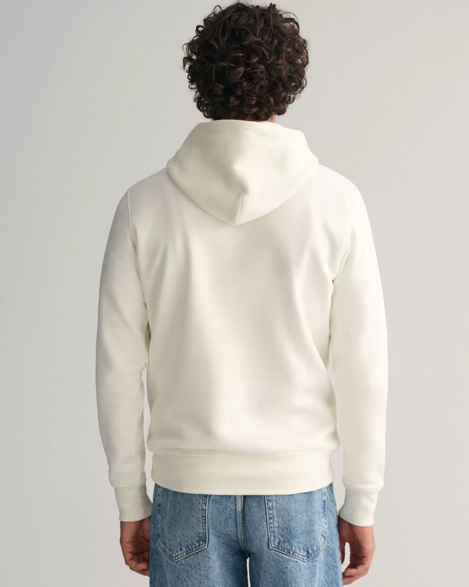 Men GANT Sweatshirts & Hoodies*Shield Hoodie EGGSHELL