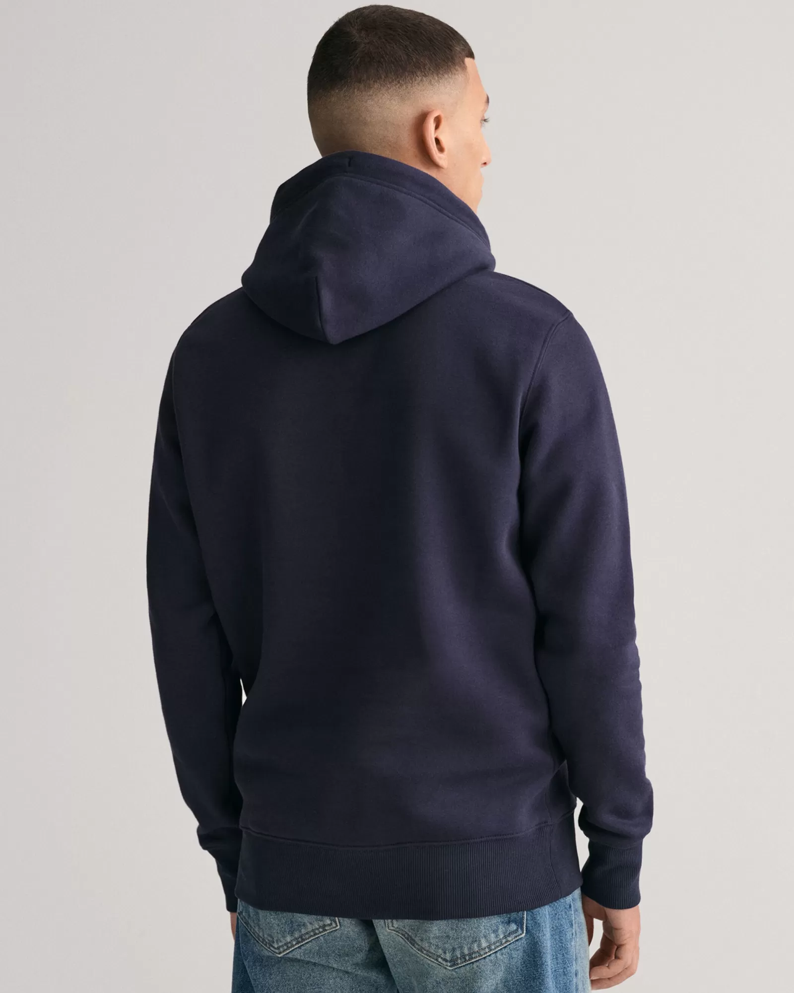 Men GANT Sweatshirts & Hoodies*Shield Hoodie EVENING BLUE