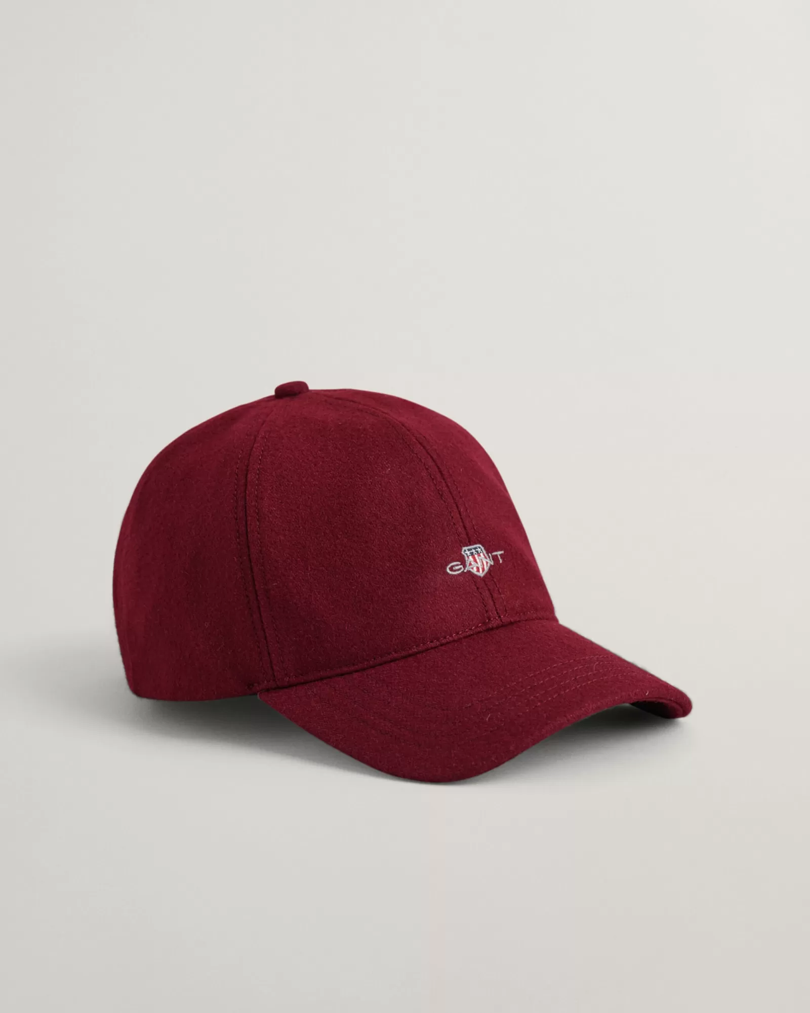 Men GANT Caps*Shield Melton Cap DARK MAHOGANY