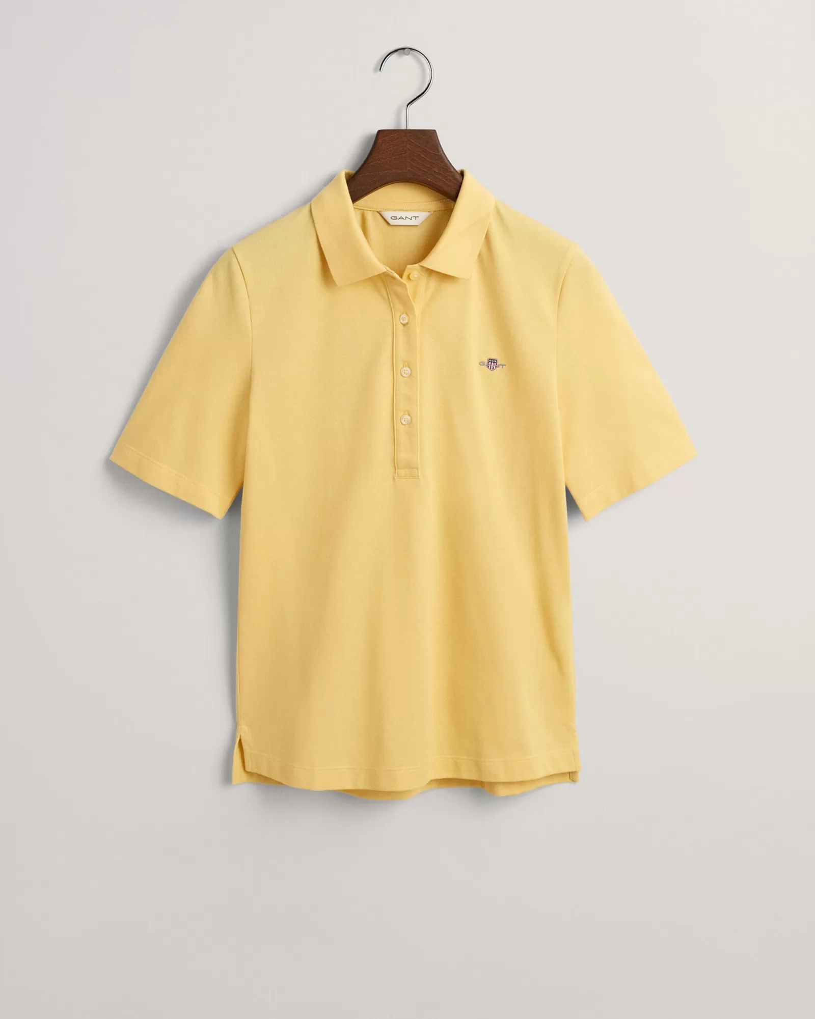 Women GANT Polos & Ruggers*Shield Piqué Polo Shirt DUSTY YELLOW