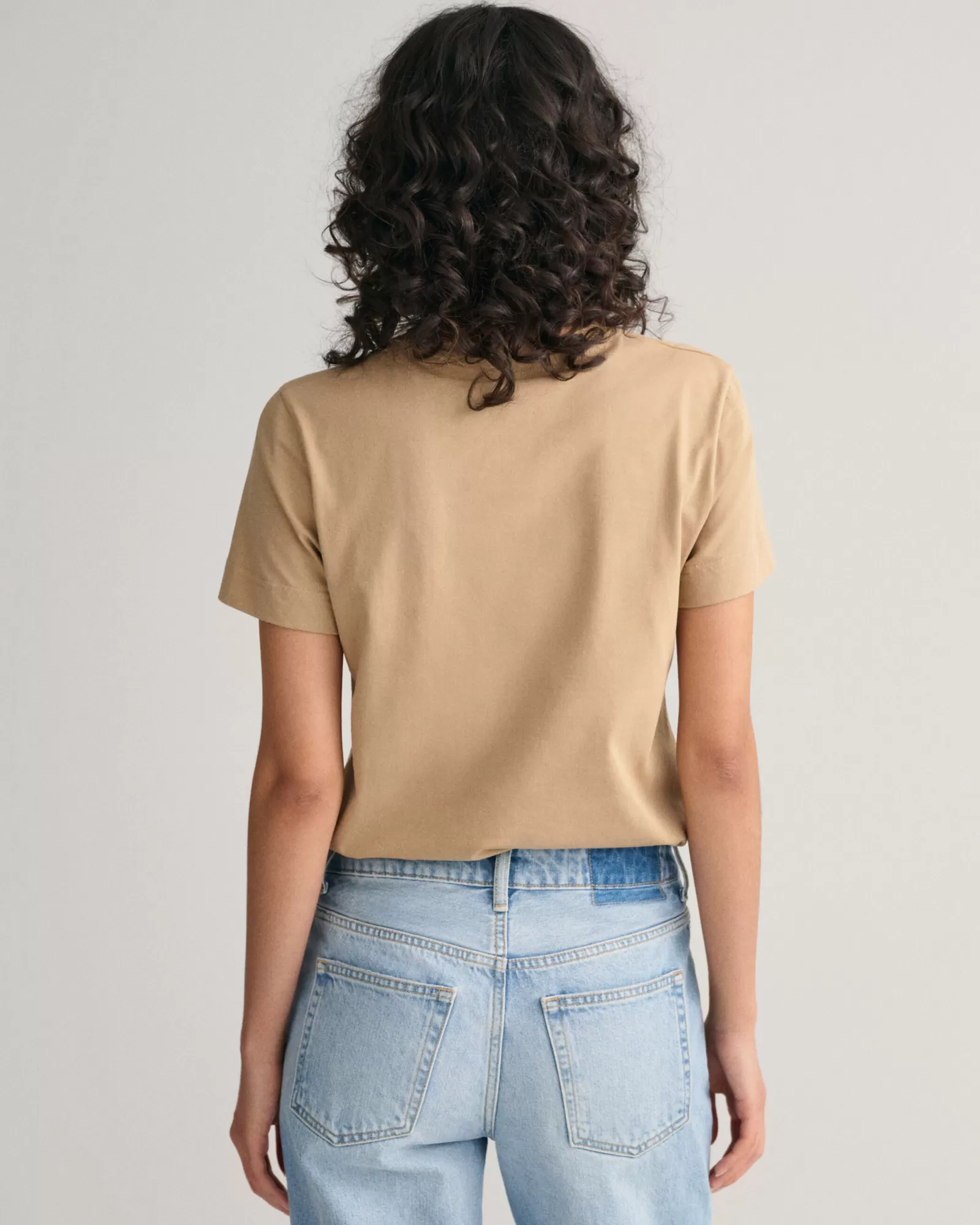 Women GANT T-Shirts & Tops*Shield T-Shirt DARK KHAKI