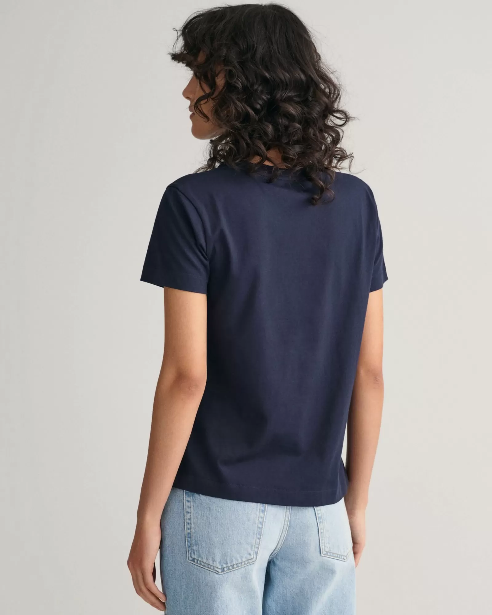 Women GANT T-Shirts & Tops*Shield T-Shirt EVENING BLUE