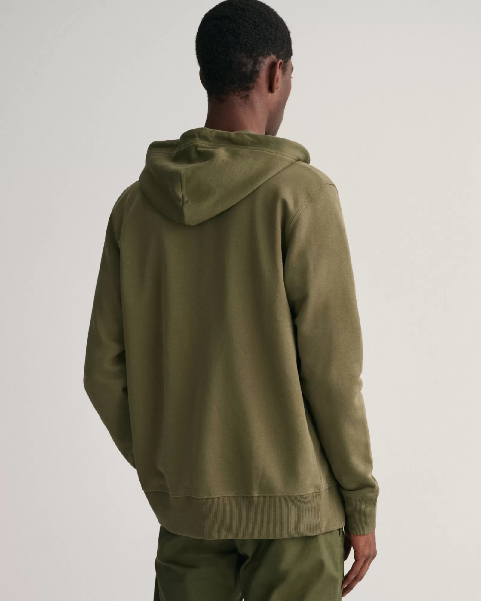 Men GANT Sweatshirts & Hoodies*Shield Zip Hoodie RACING GREEN