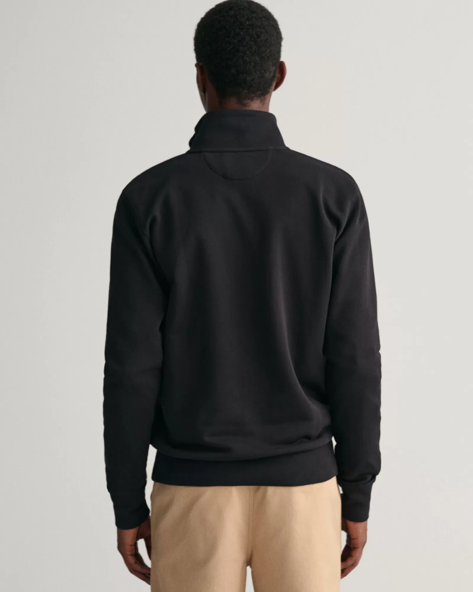 Men GANT Sweatshirts & Hoodies*Shield Zip Sweatshirt BLACK