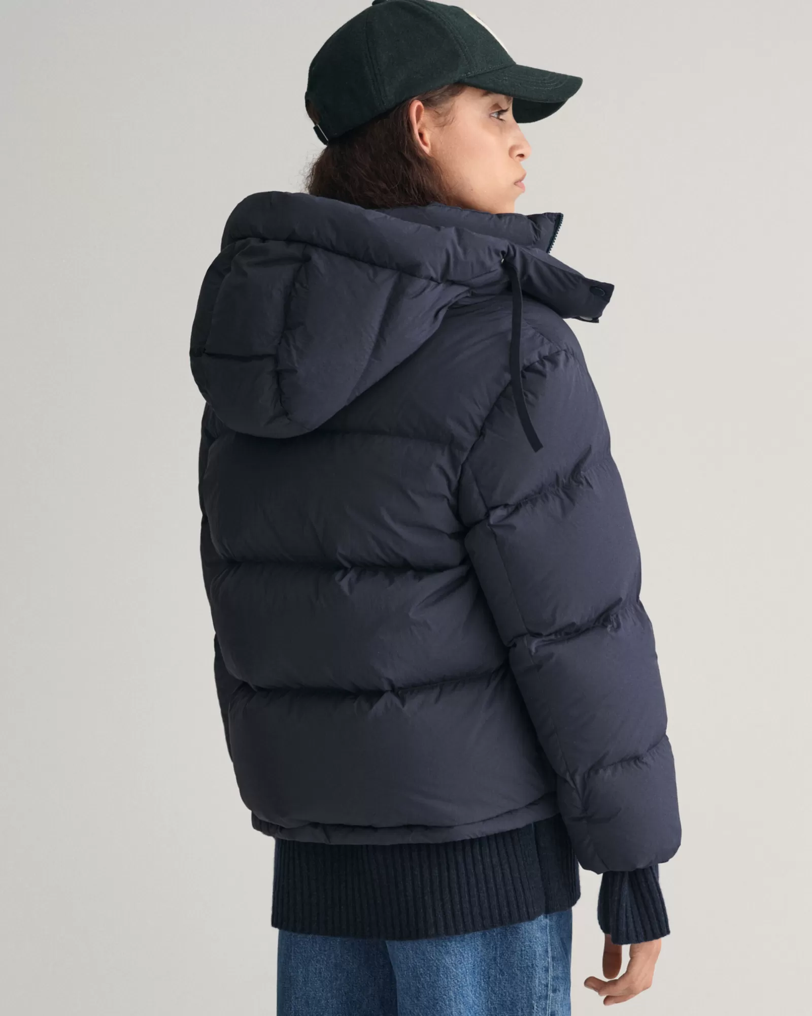 Women GANT Jackets & Coats*Short Down Jacket EVENING BLUE