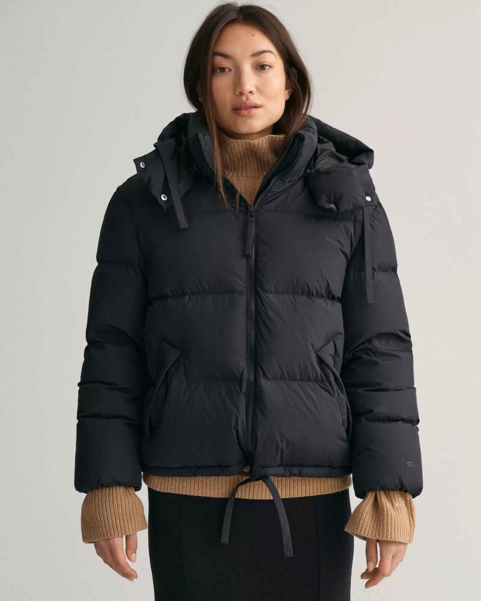 Women GANT Jackets & Coats*Short Down Jacket EBONY BLACK